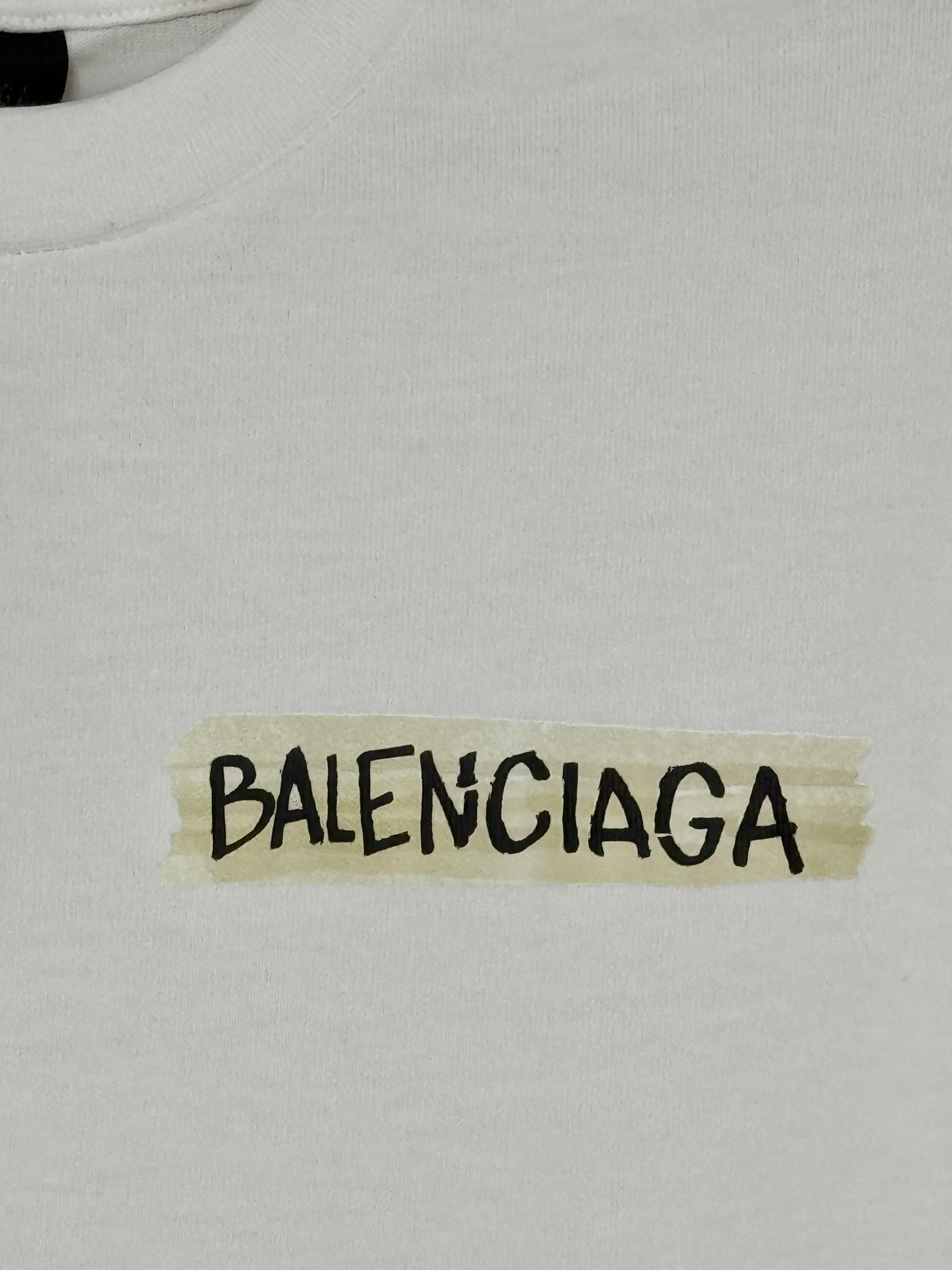 Playera Calidad Alta Balenciaga Cuello Redondo