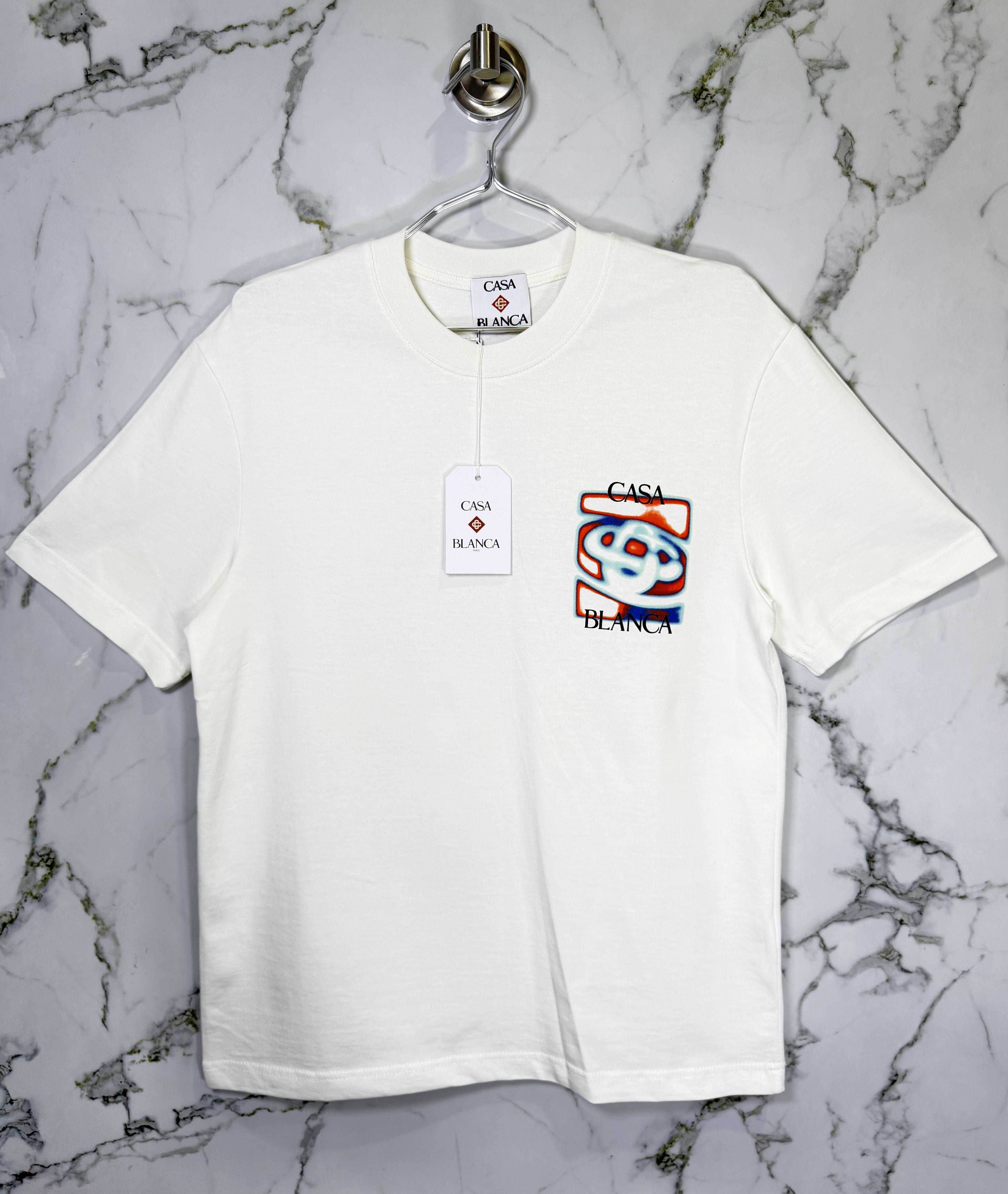Playera 100% Algodón Casa Blanca Cuello Redondo