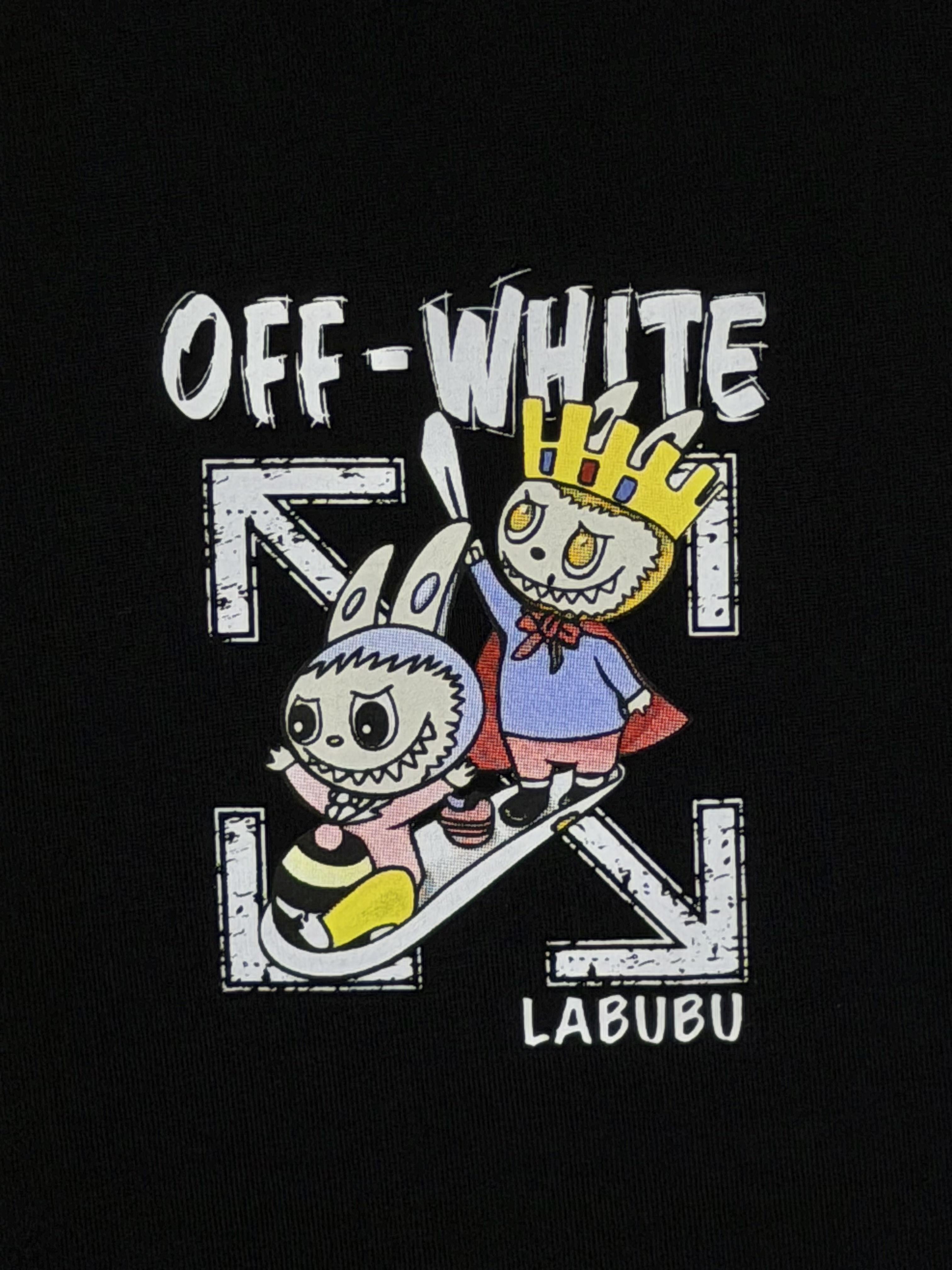 Playera 100% Algodón Off White Cuello Redondo