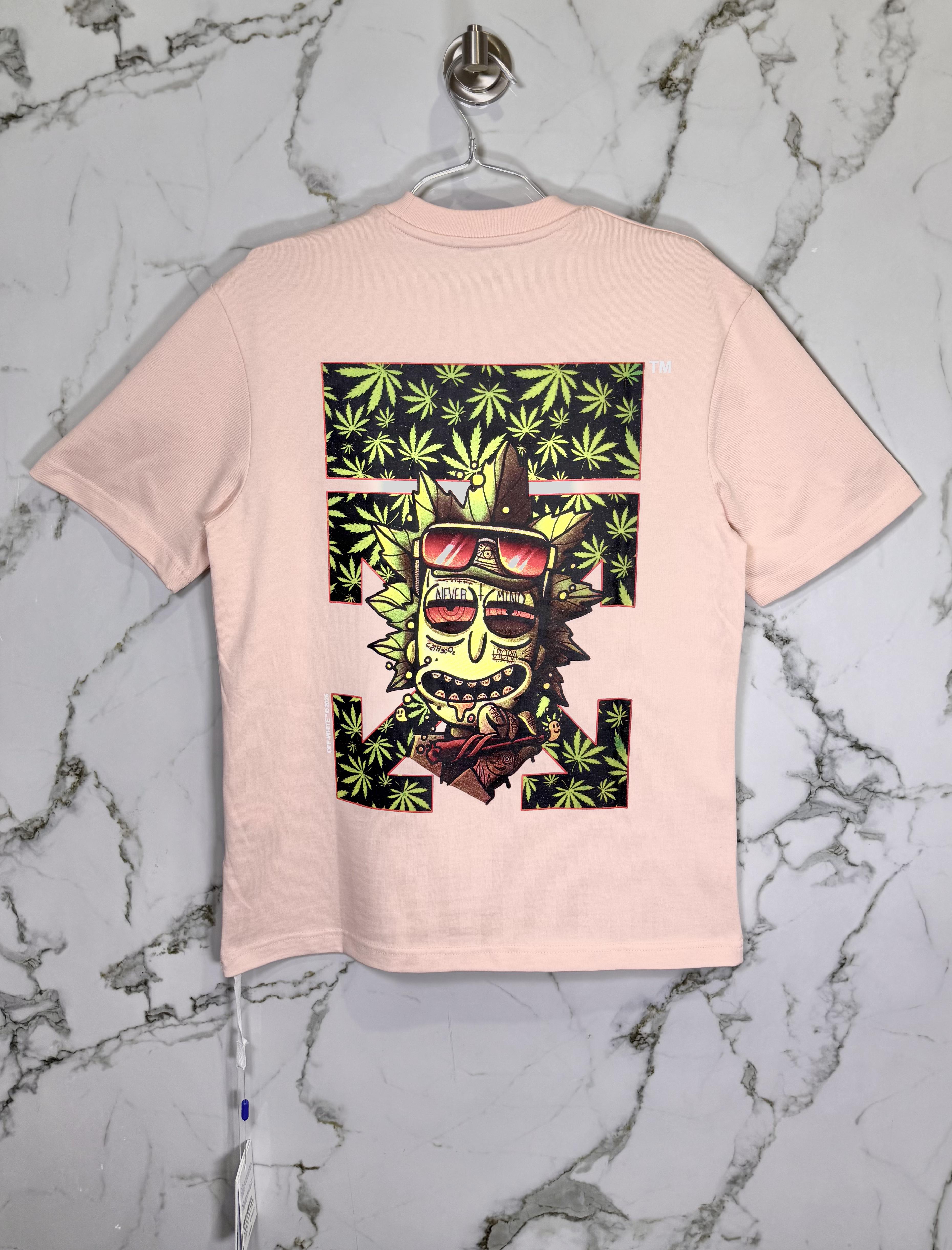 Playera 100% Algodón Off White Cuello Redondo