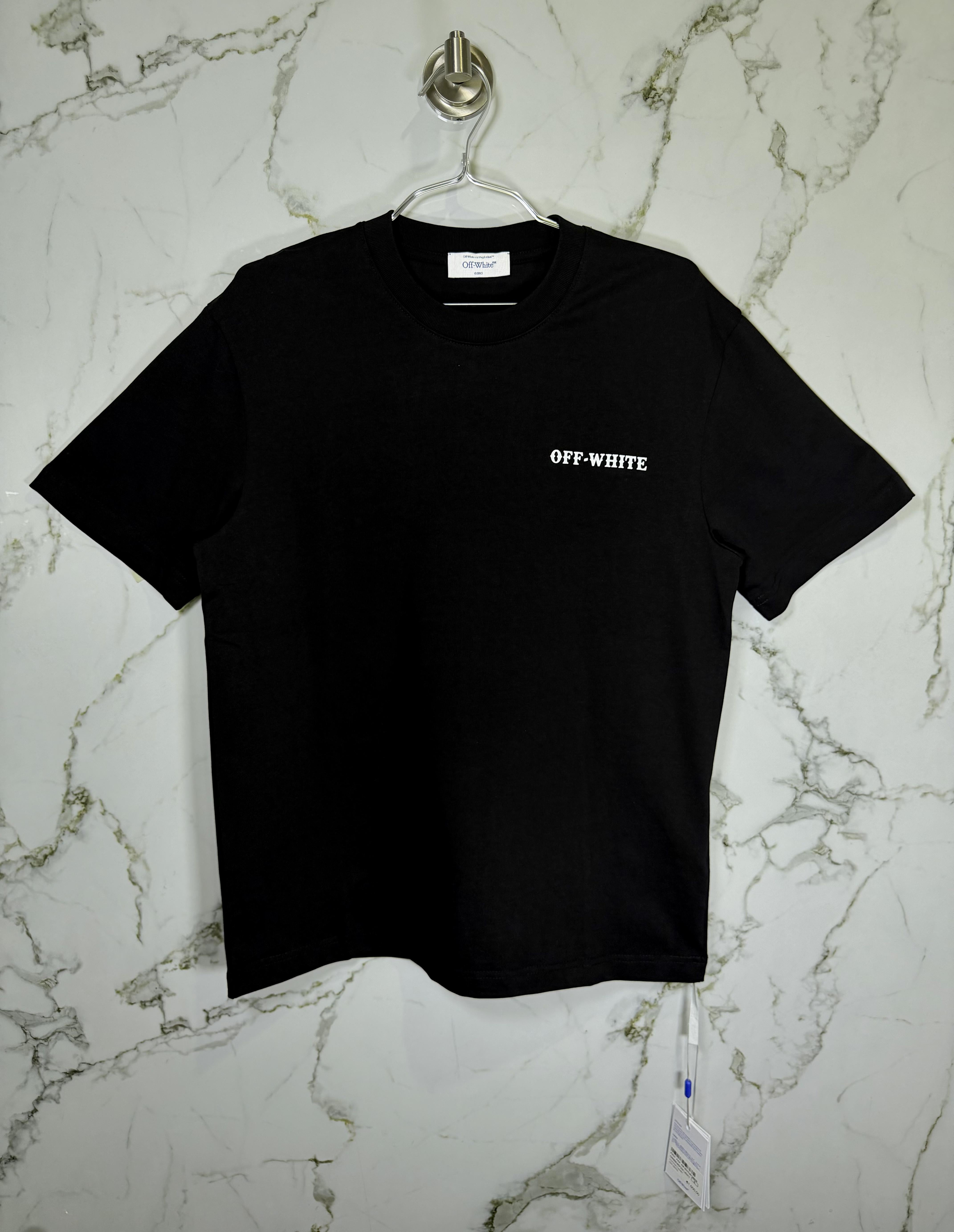 Playera 100% Algodón Off White Cuello Redondo
