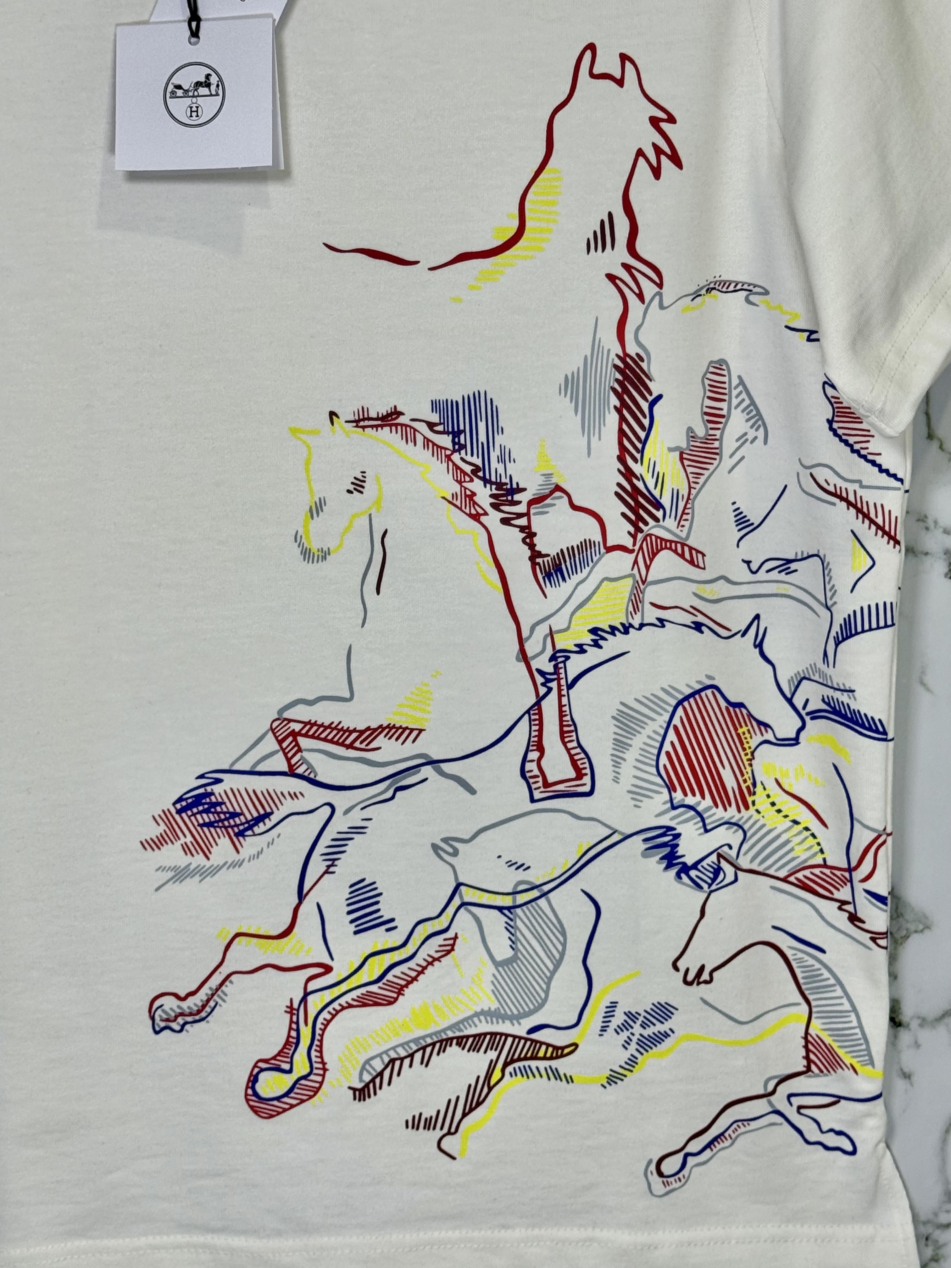 Playera Calidad Alta Hermès Cuello Redondo