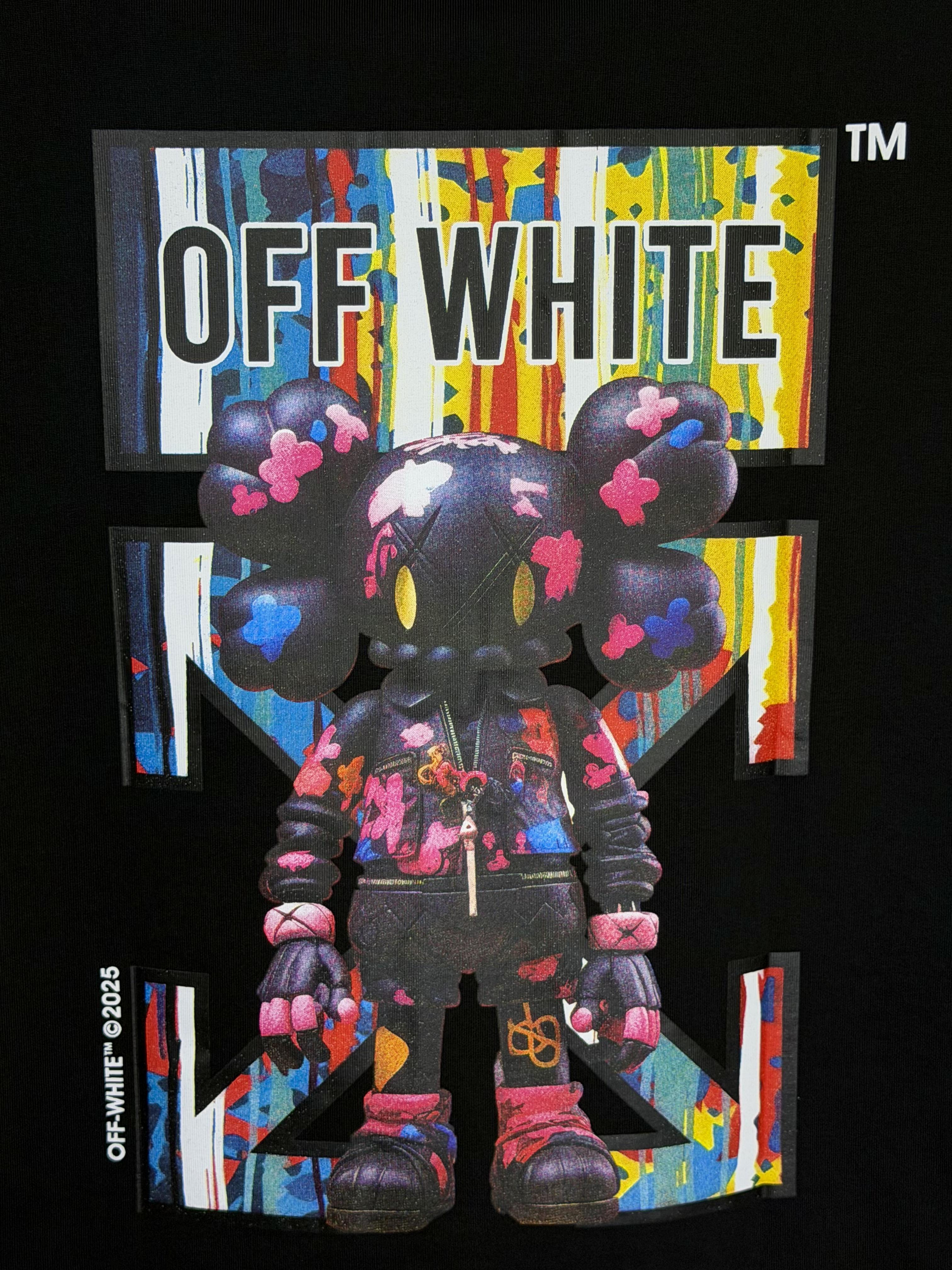 Playera 100% Algodón Off White Cuello Redondo