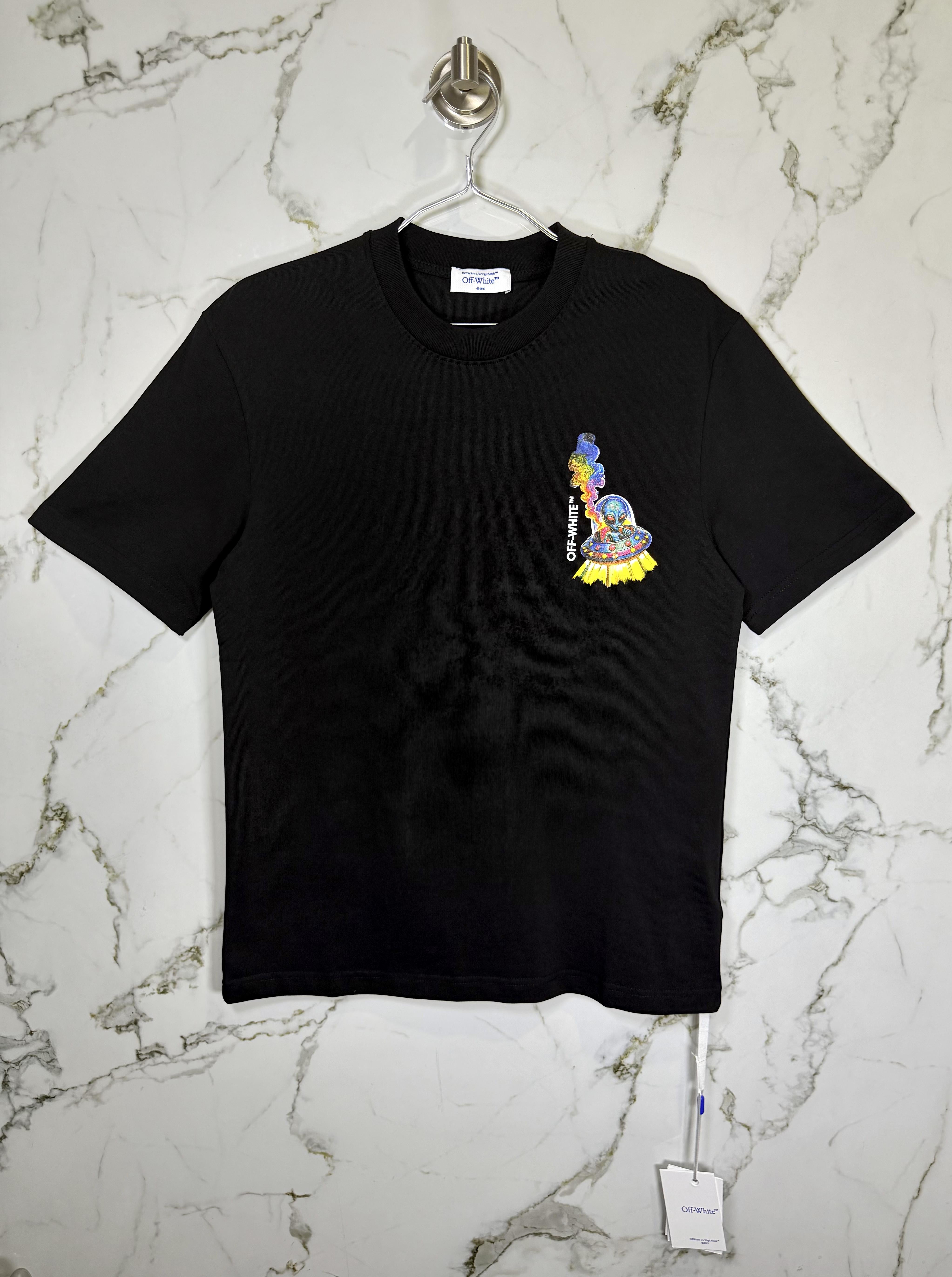Playera 100% Algodón Off White Cuello Redondo
