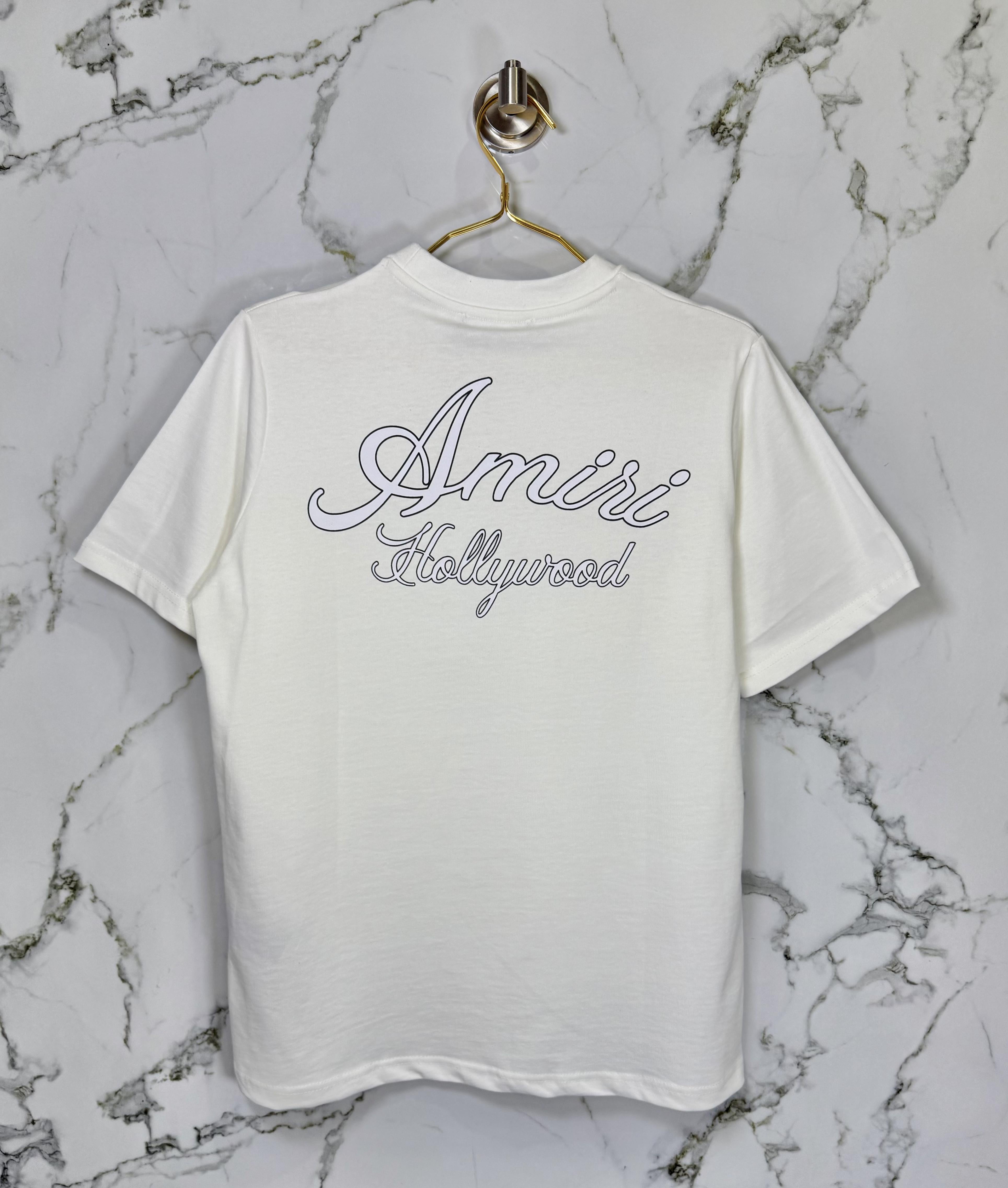 Playera Calidad Alta AMIRI Cuello Redondo