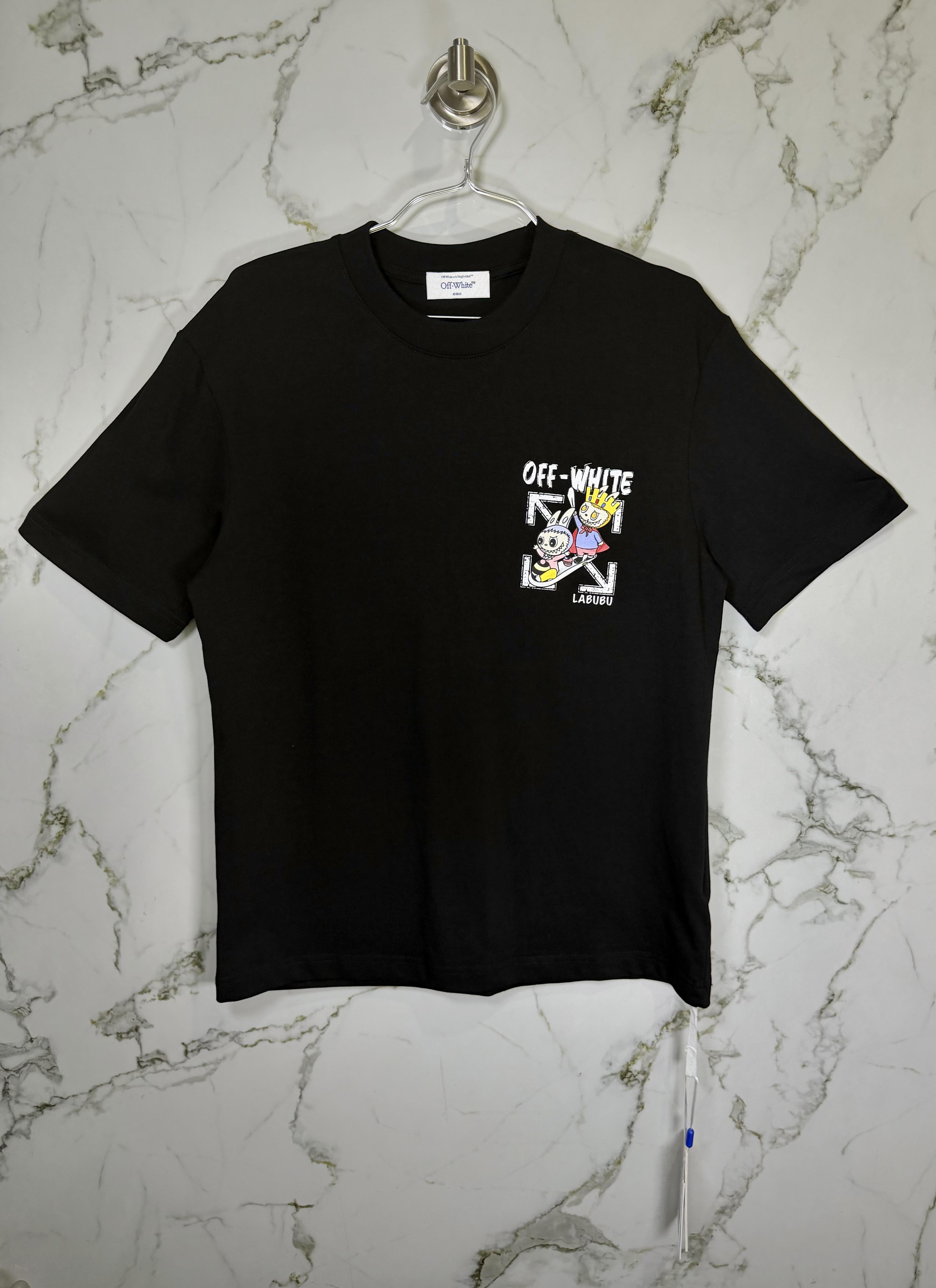 Playera 100% Algodón Off White Cuello Redondo