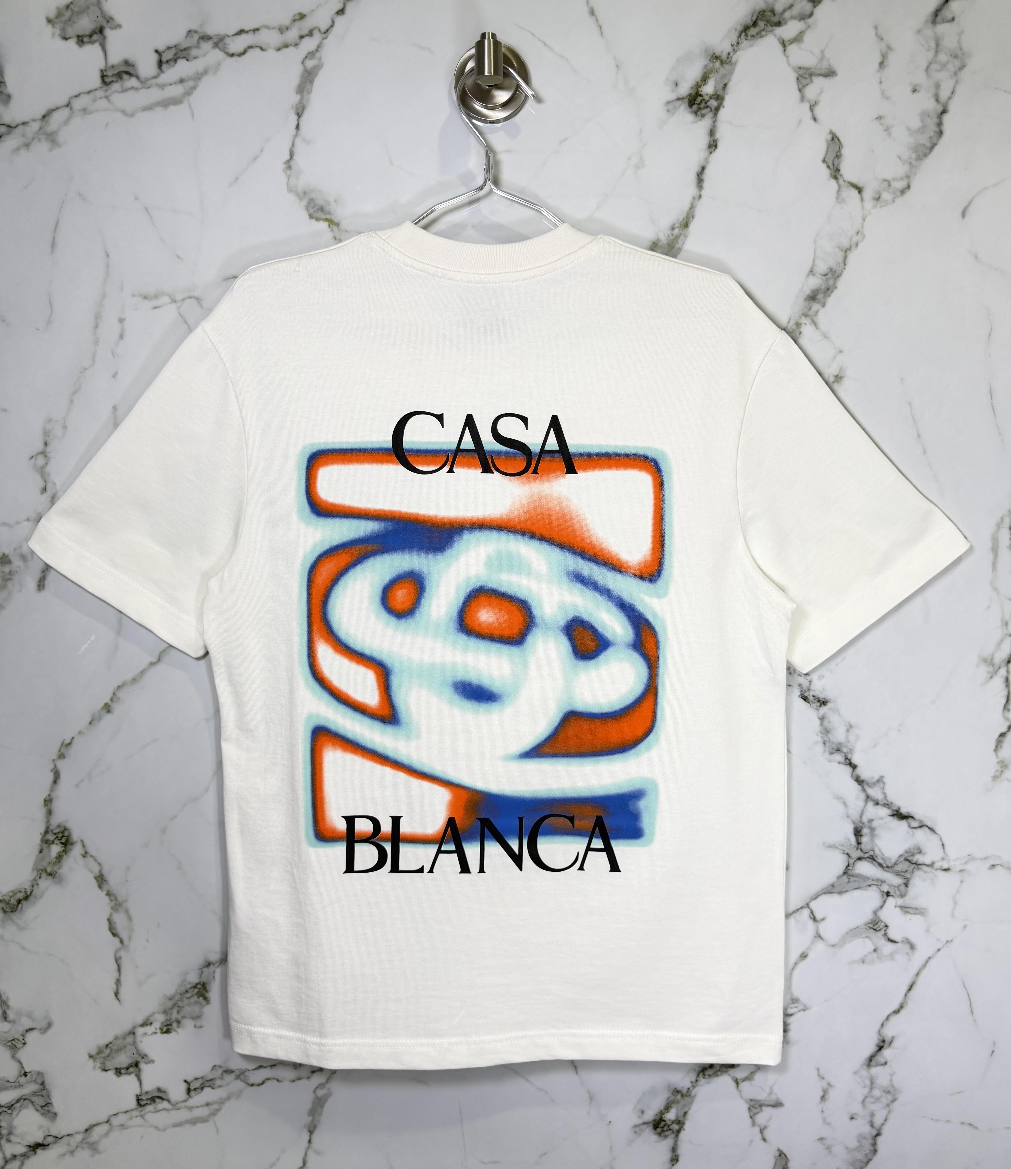Playera 100% Algodón Casa Blanca Cuello Redondo