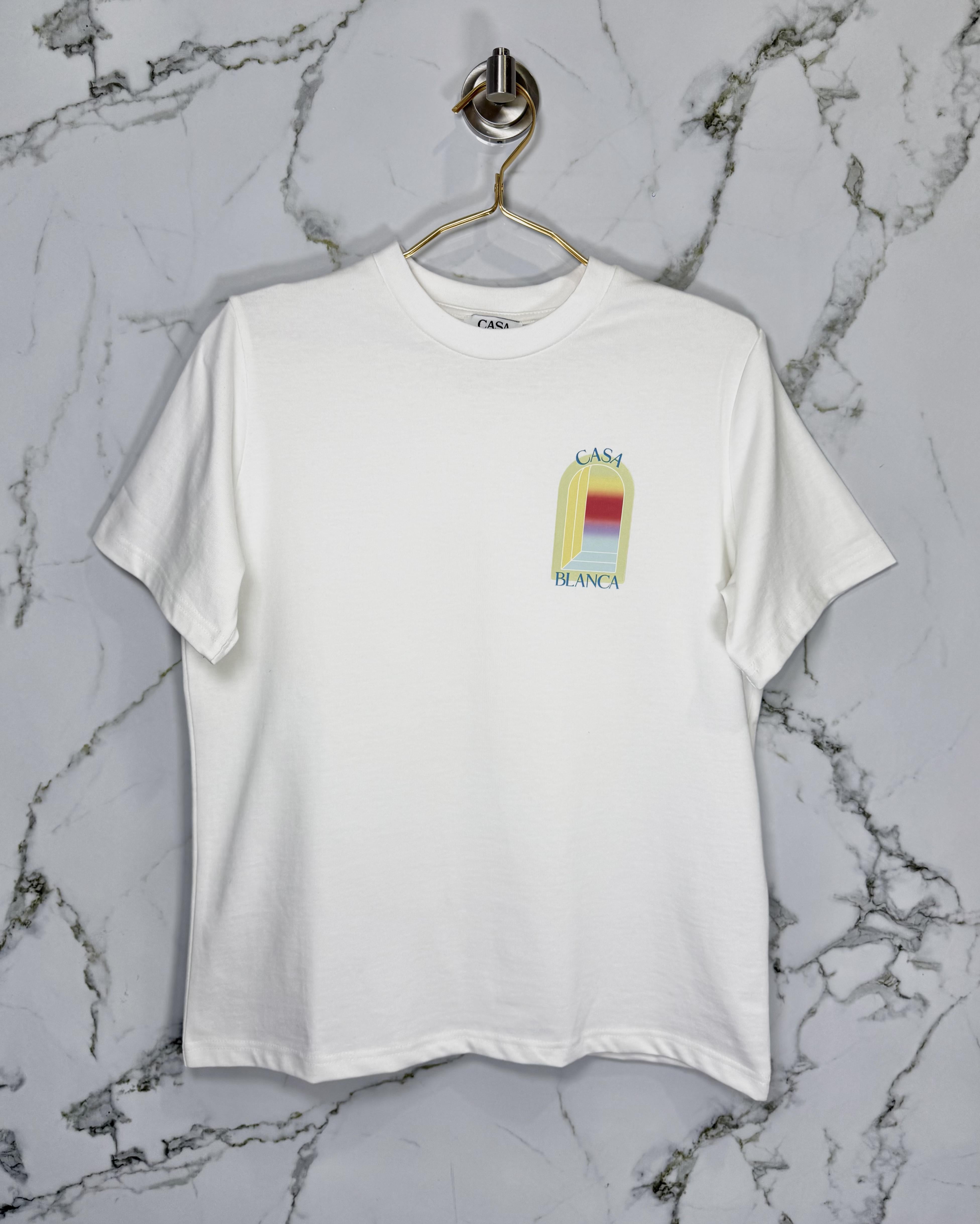 Playera Calidad Alta Casa Blanca  Cuello Redondo