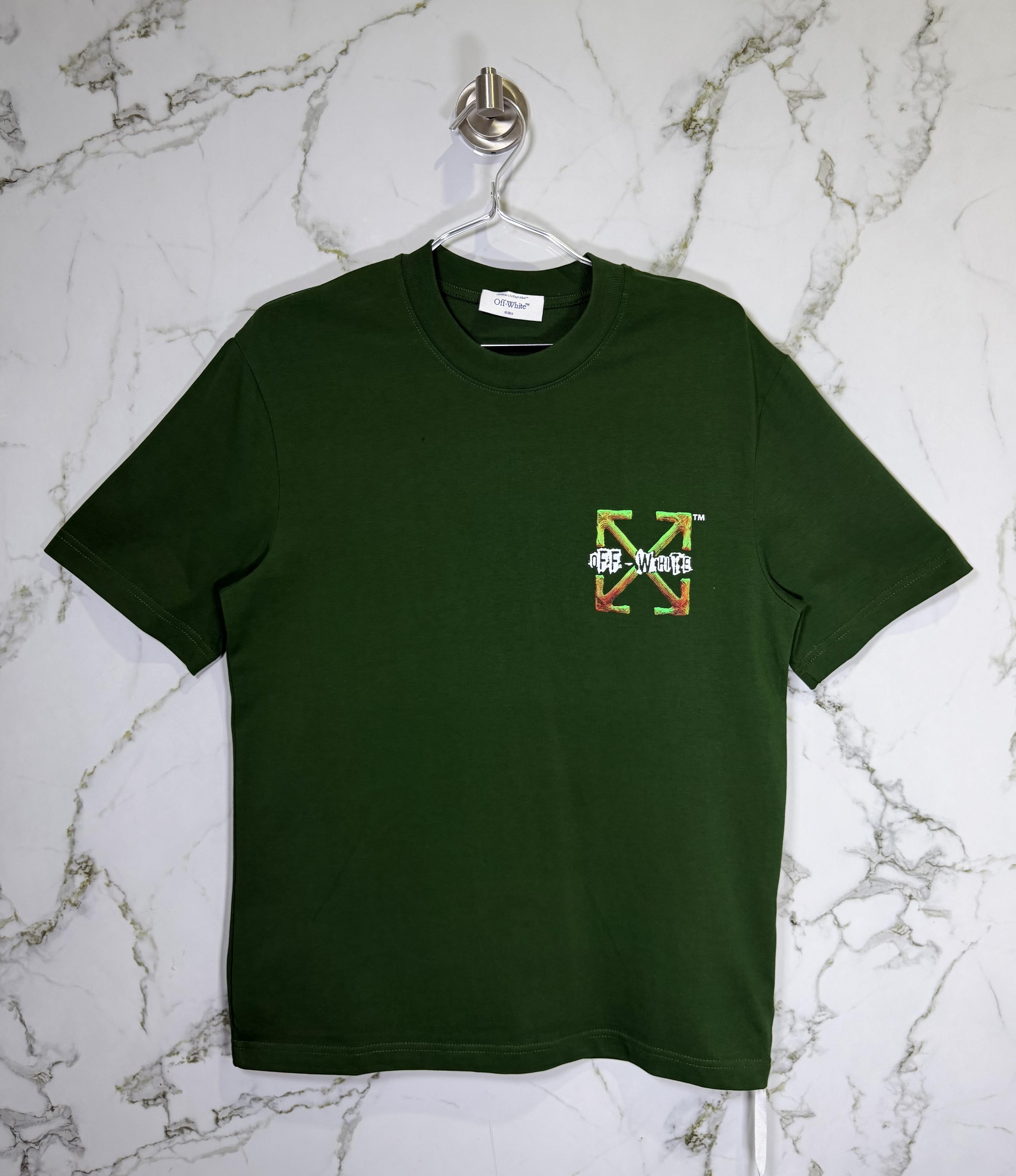 Playera 100% Algodón Off White Cuello Redondo