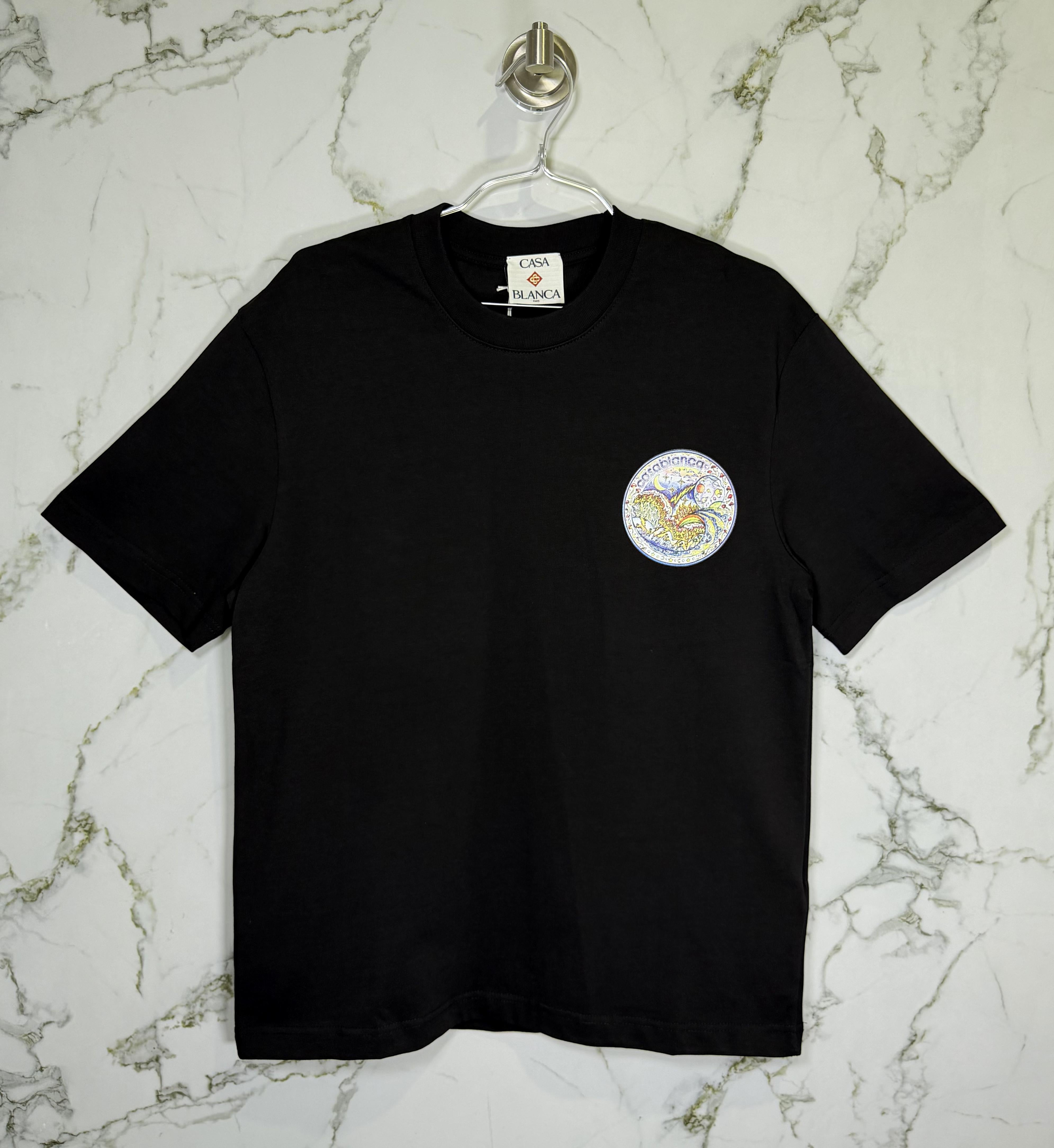 Playera 100% Algodón Casablanca Cuello Redondo