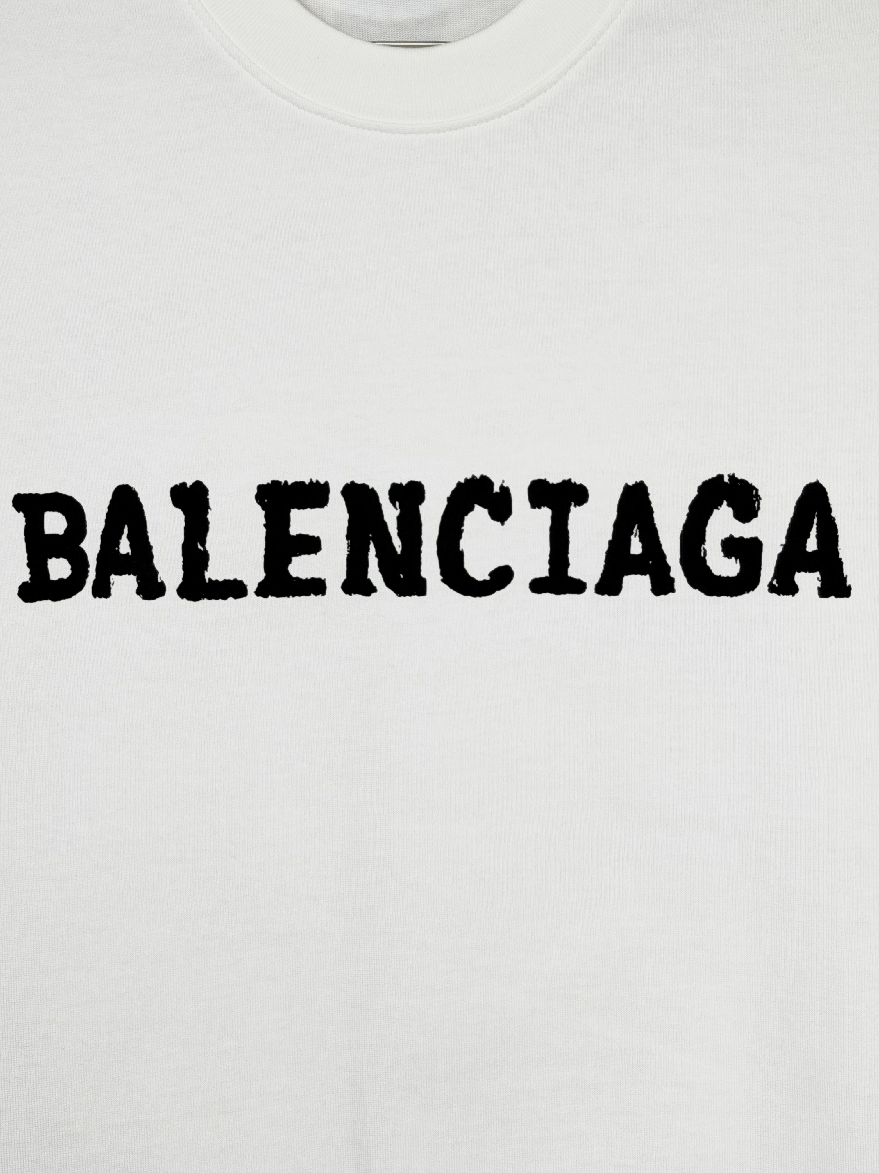 Playera 100% Algodón Balenciaga Cuello Redondo
