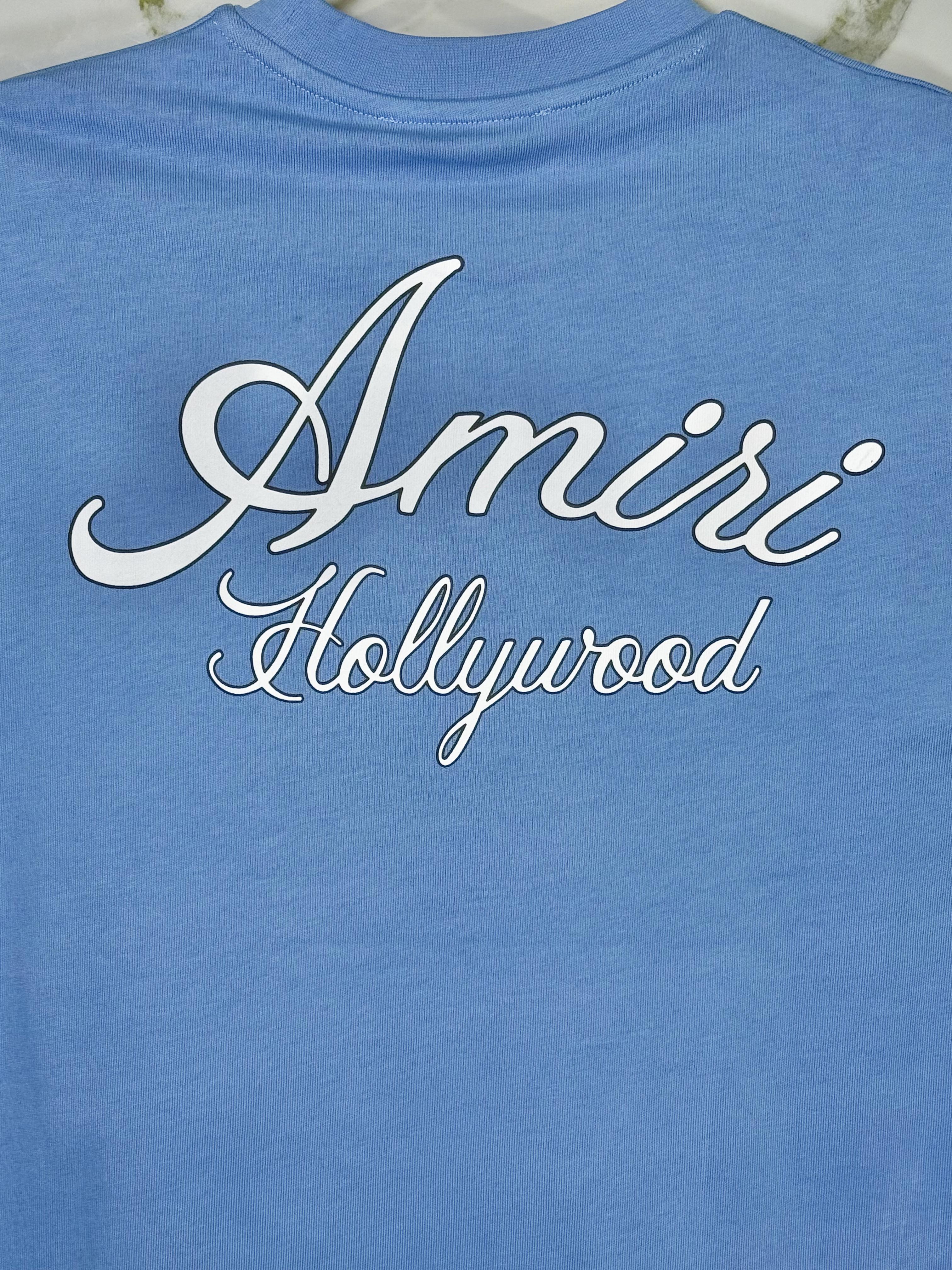 Playera Calidad Alta AMIRI Cuello Redondo