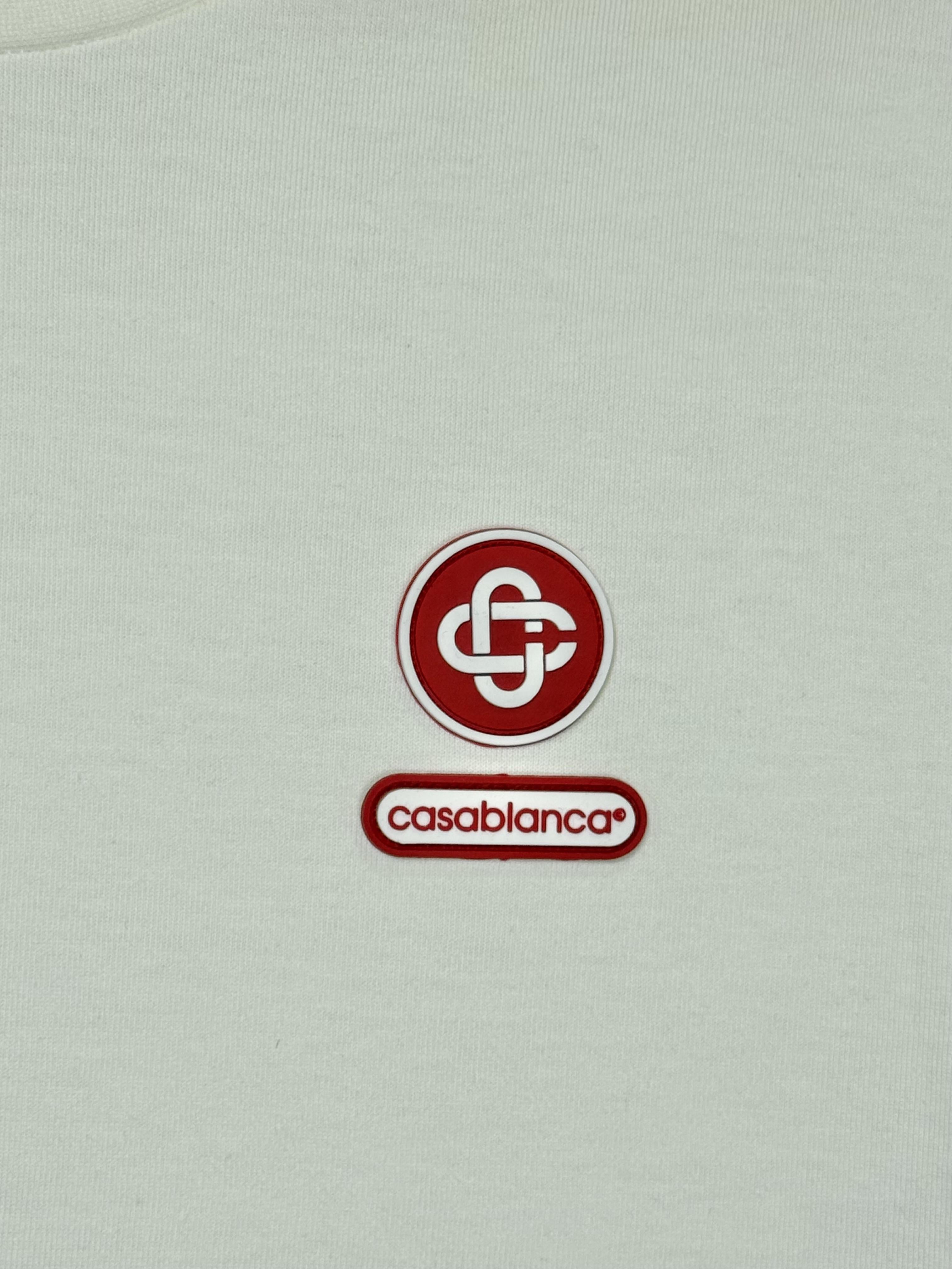 Playera Calidad Alta Casa Blanca  Cuello Redondo