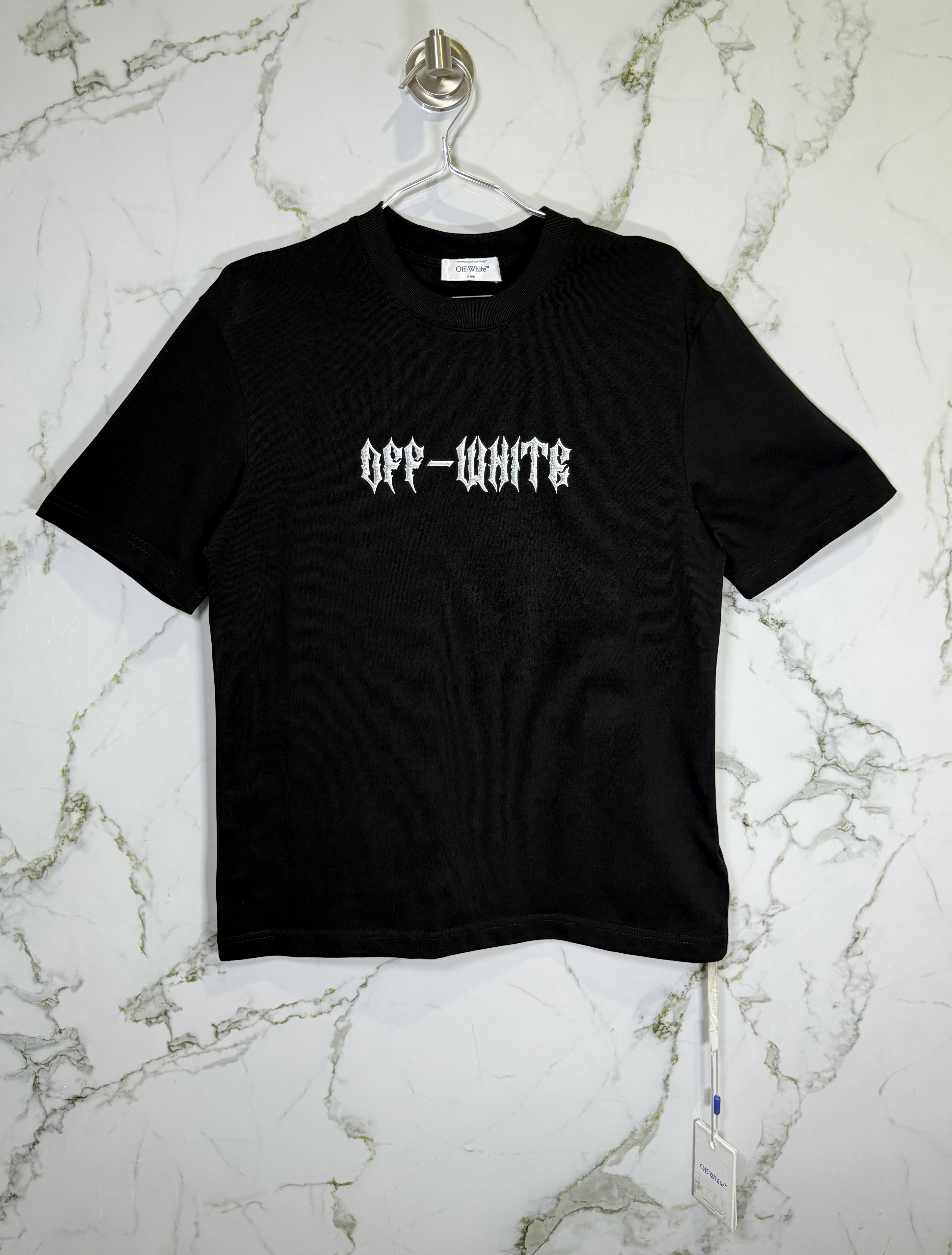 Playera 100% Algodón Off White Cuello Redondo