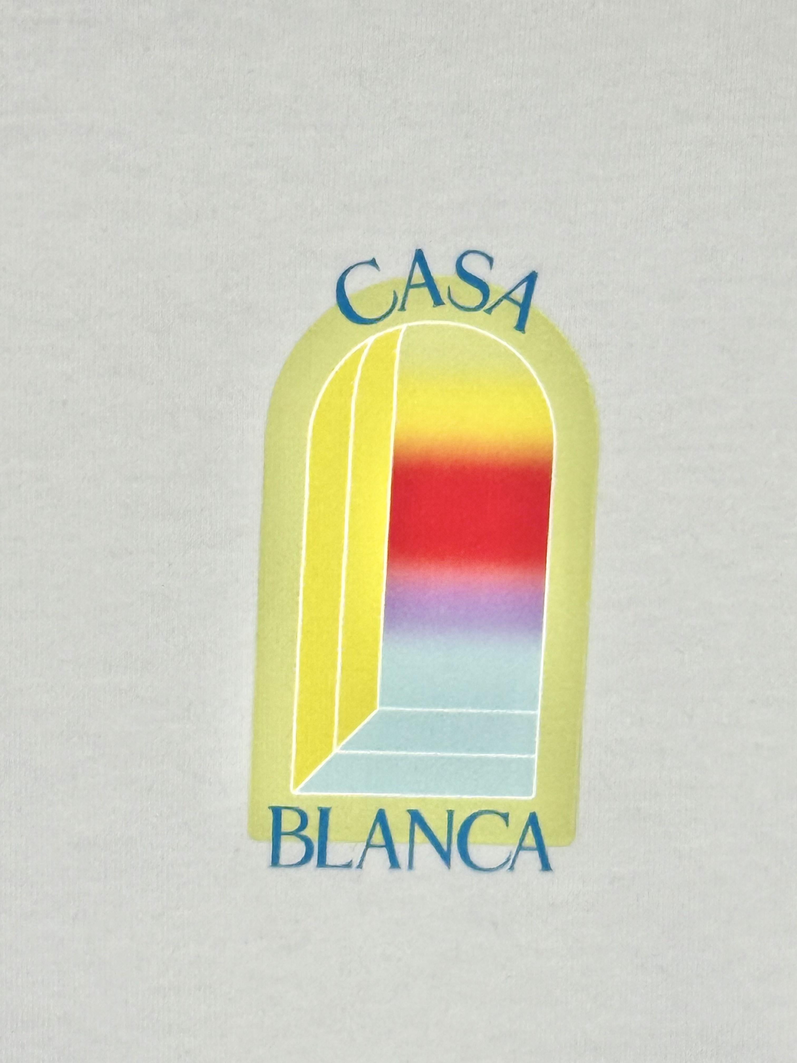 Playera Calidad Alta Casa Blanca  Cuello Redondo