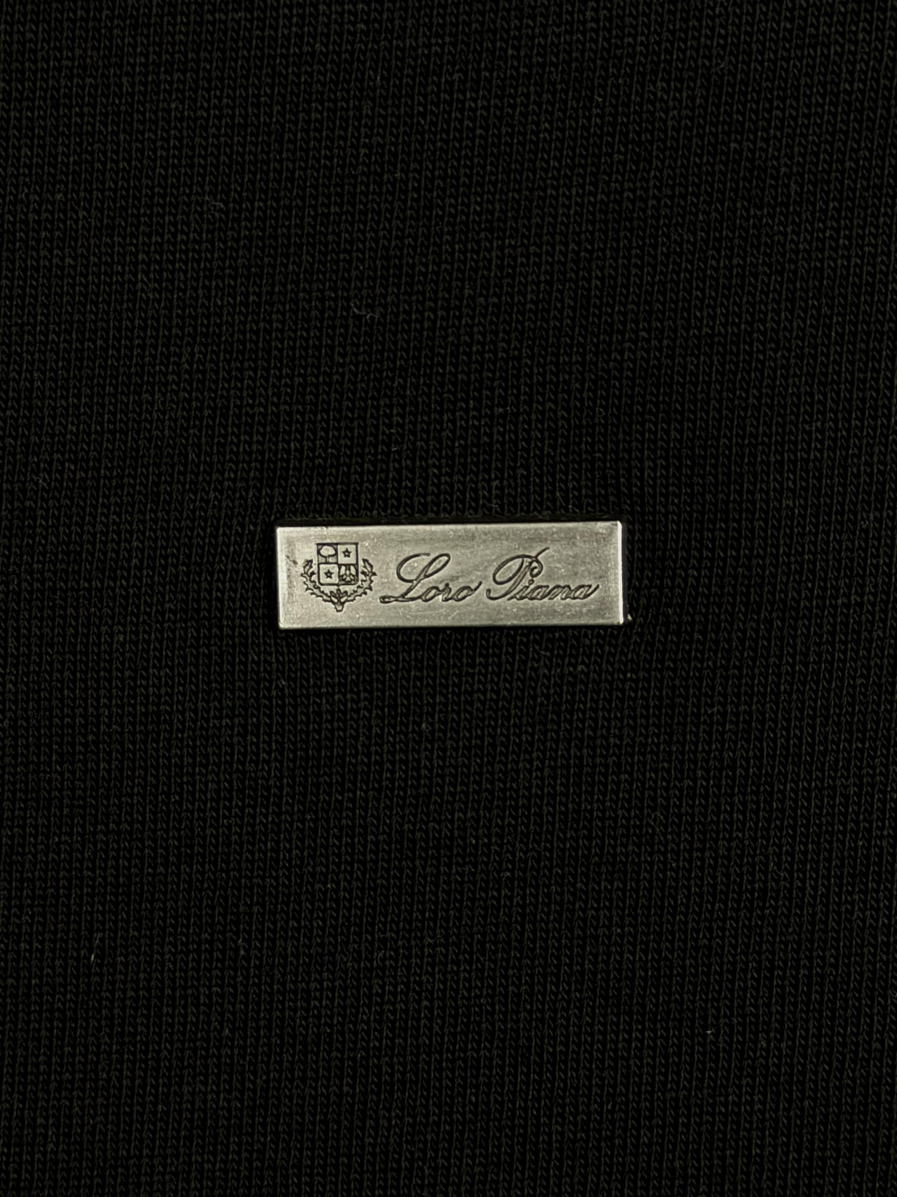 Playera 100% Algodón Loro Piana Cuello Redondo