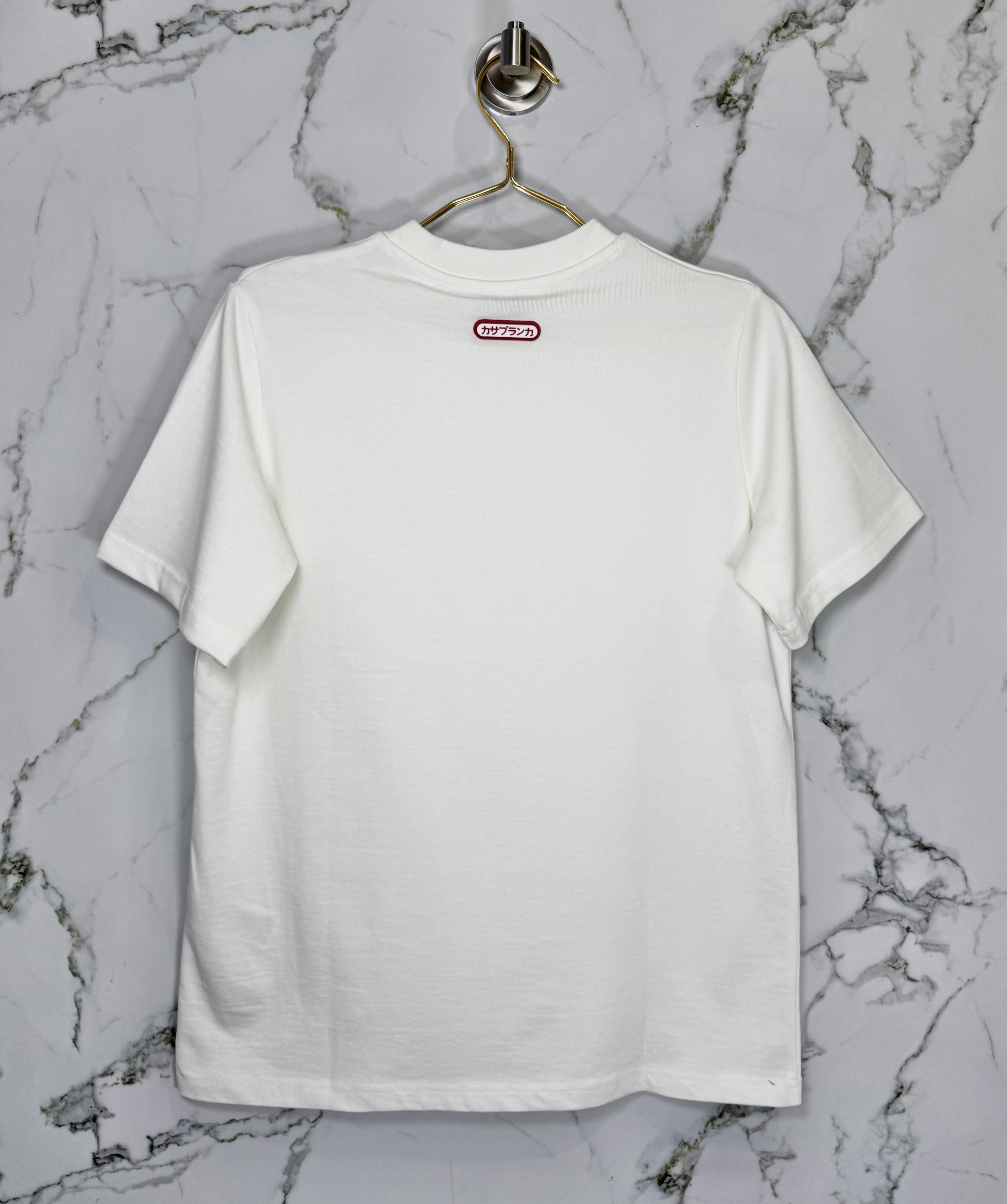 Playera Calidad Alta Casa Blanca  Cuello Redondo