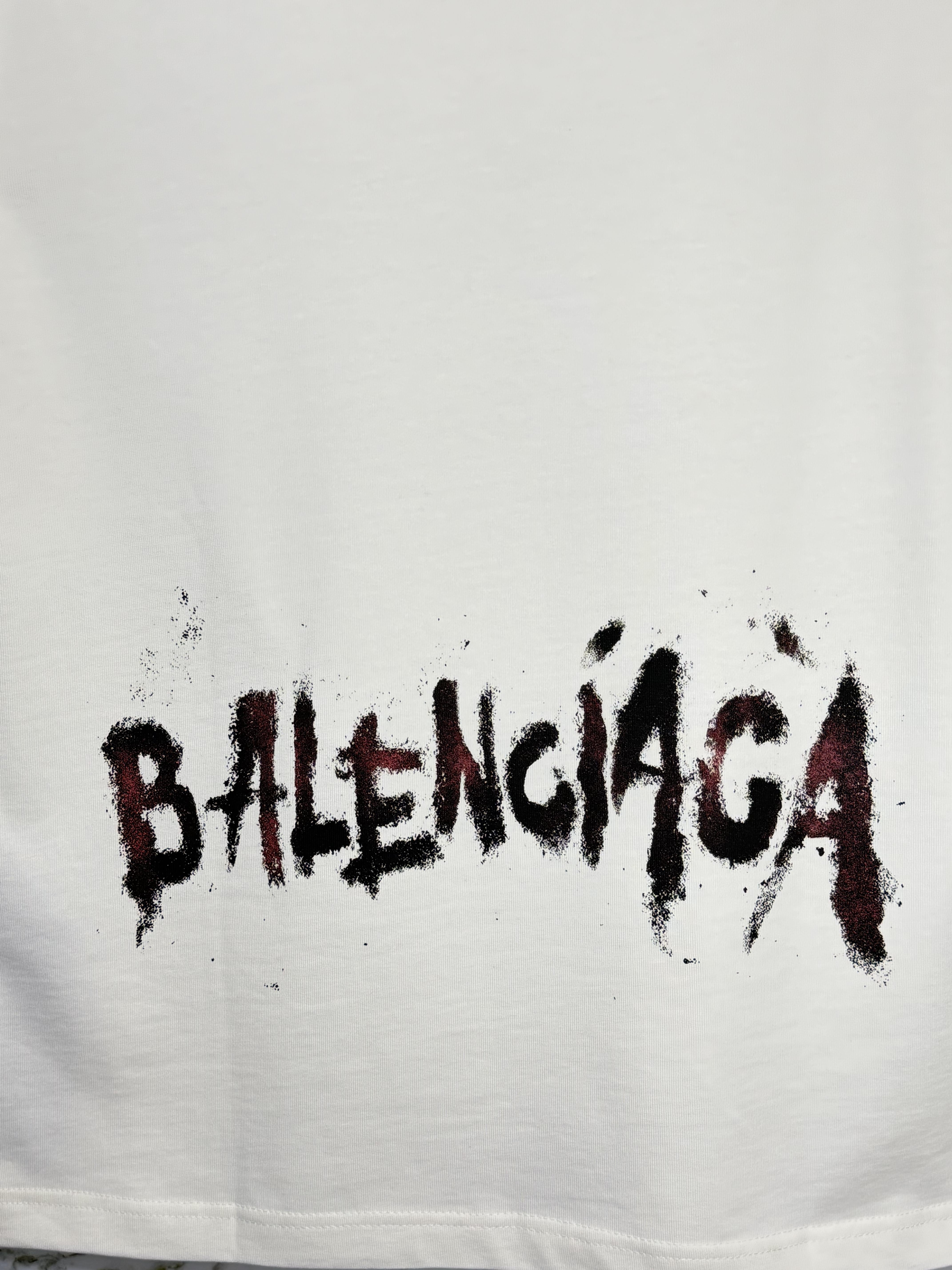 Playera 100% Algodón Balenciaga Cuello Redondo