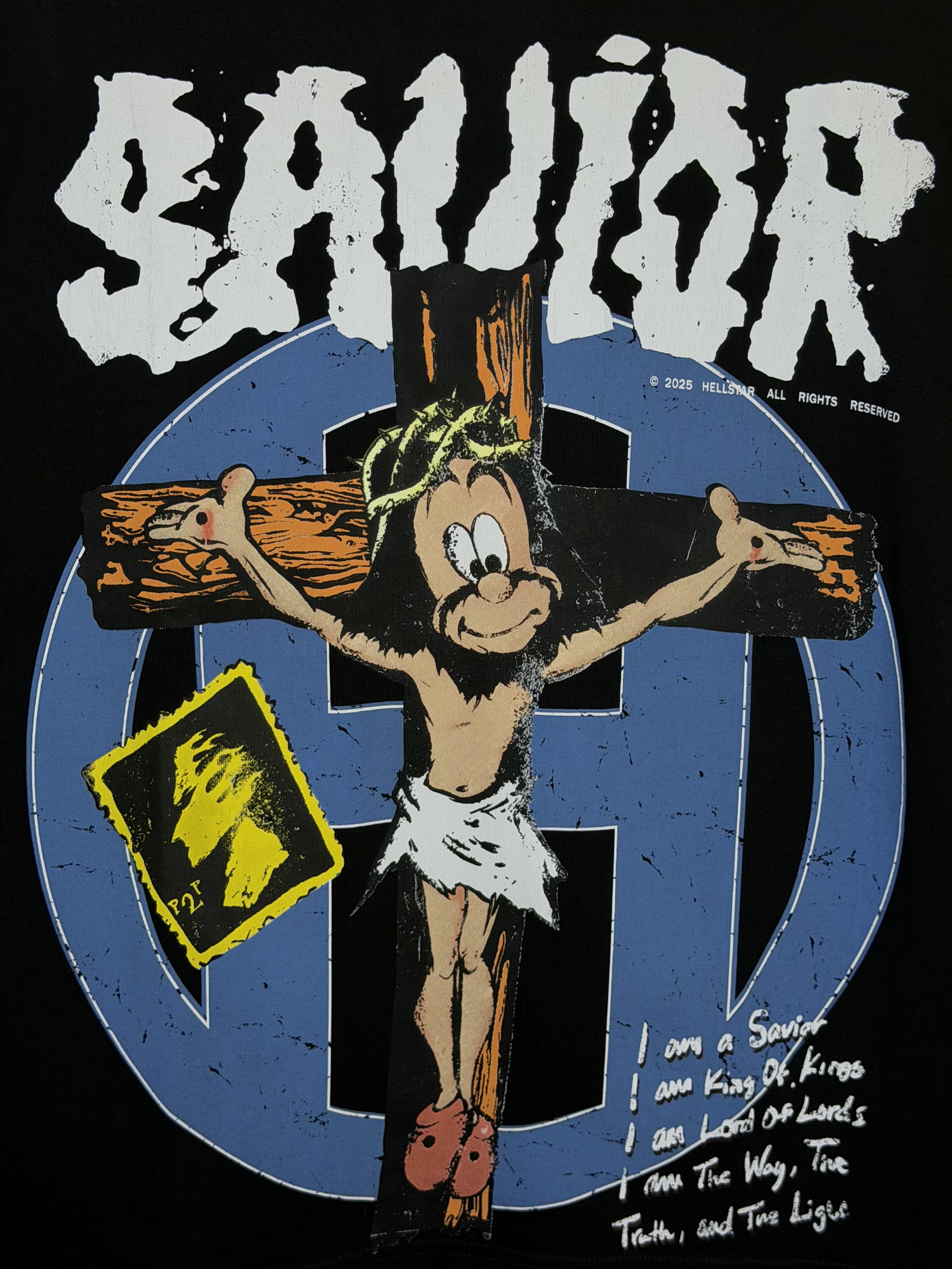 Playera 100% Algodón HELLSTAR Cuello Redondo