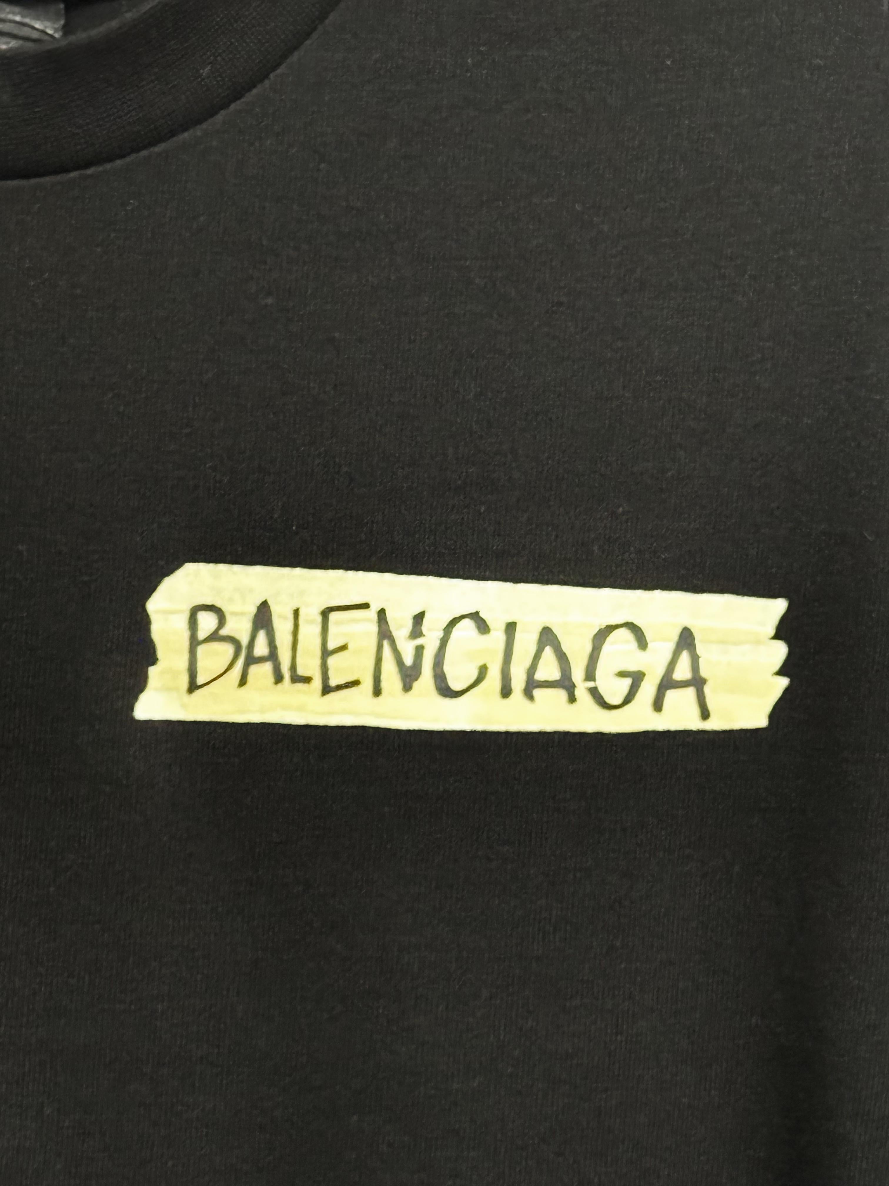 Playera Calidad Alta Balenciaga Cuello Redondo