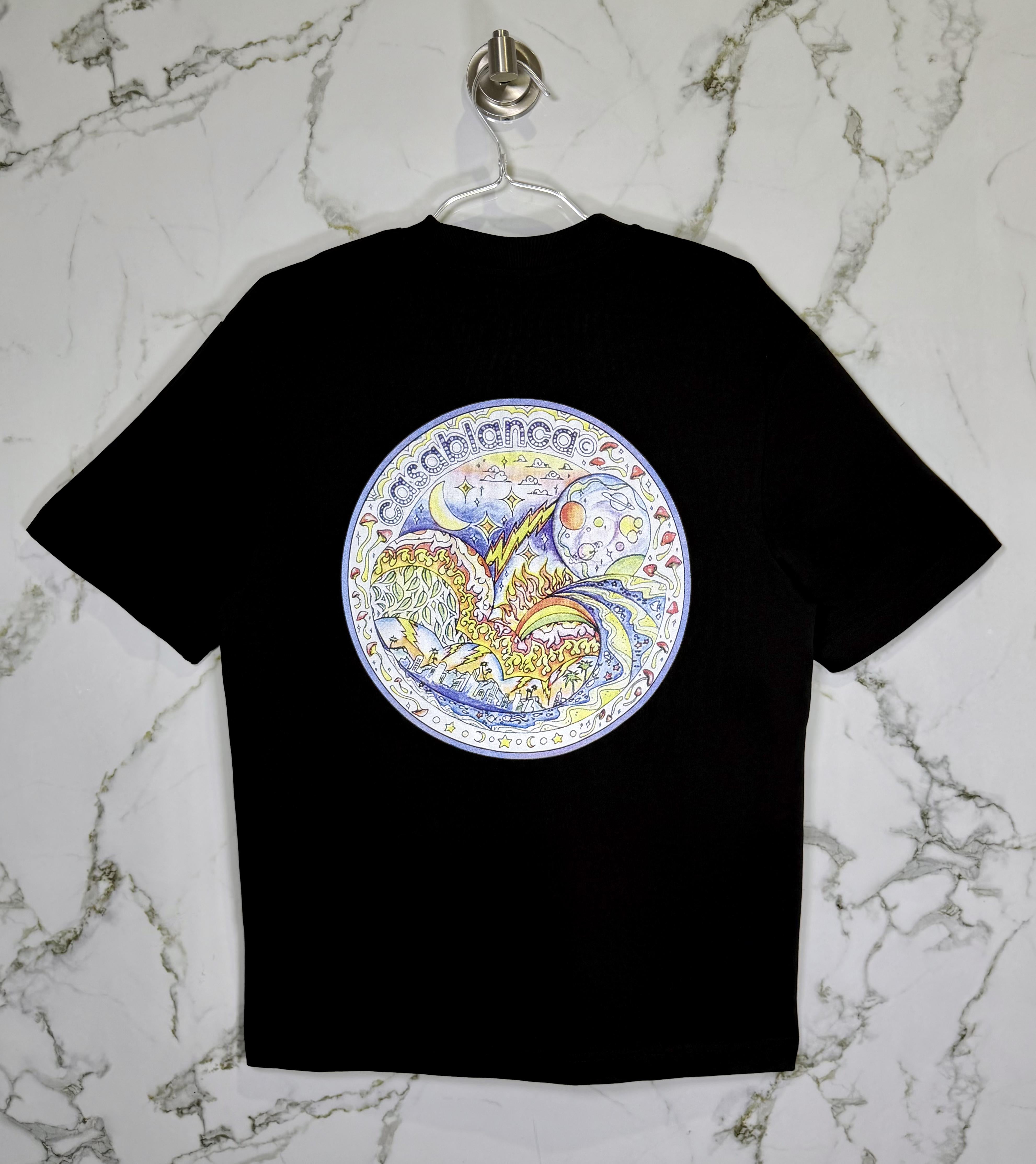 Playera 100% Algodón Casablanca Cuello Redondo
