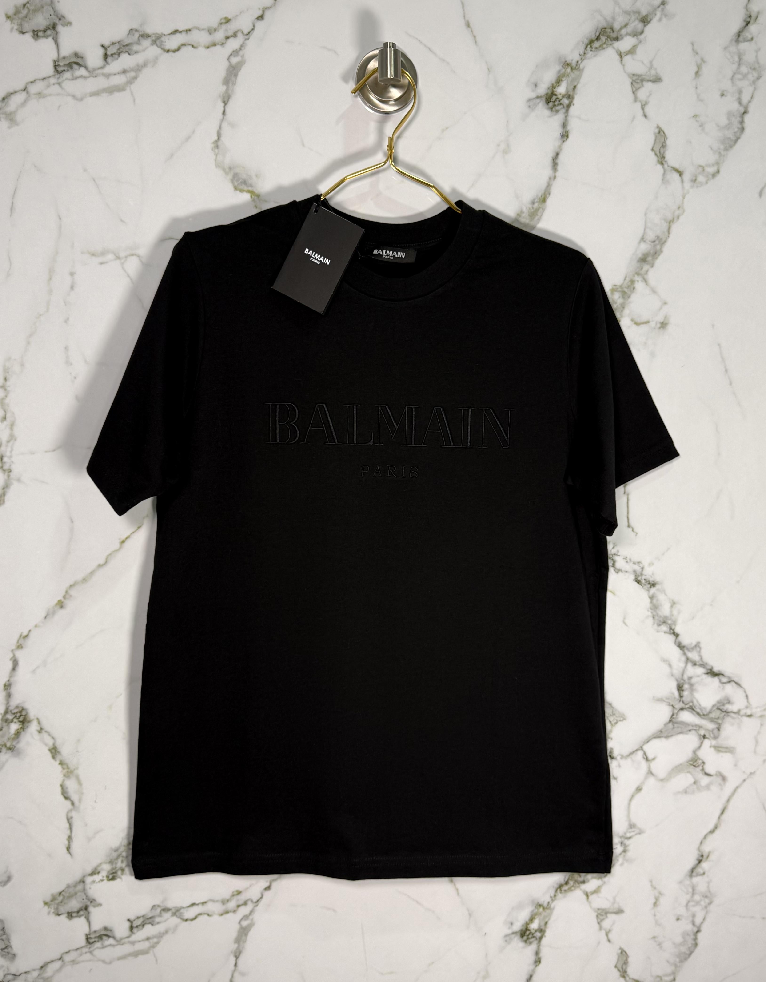 Playera Calidad Alta Balmain Cuello Redondo