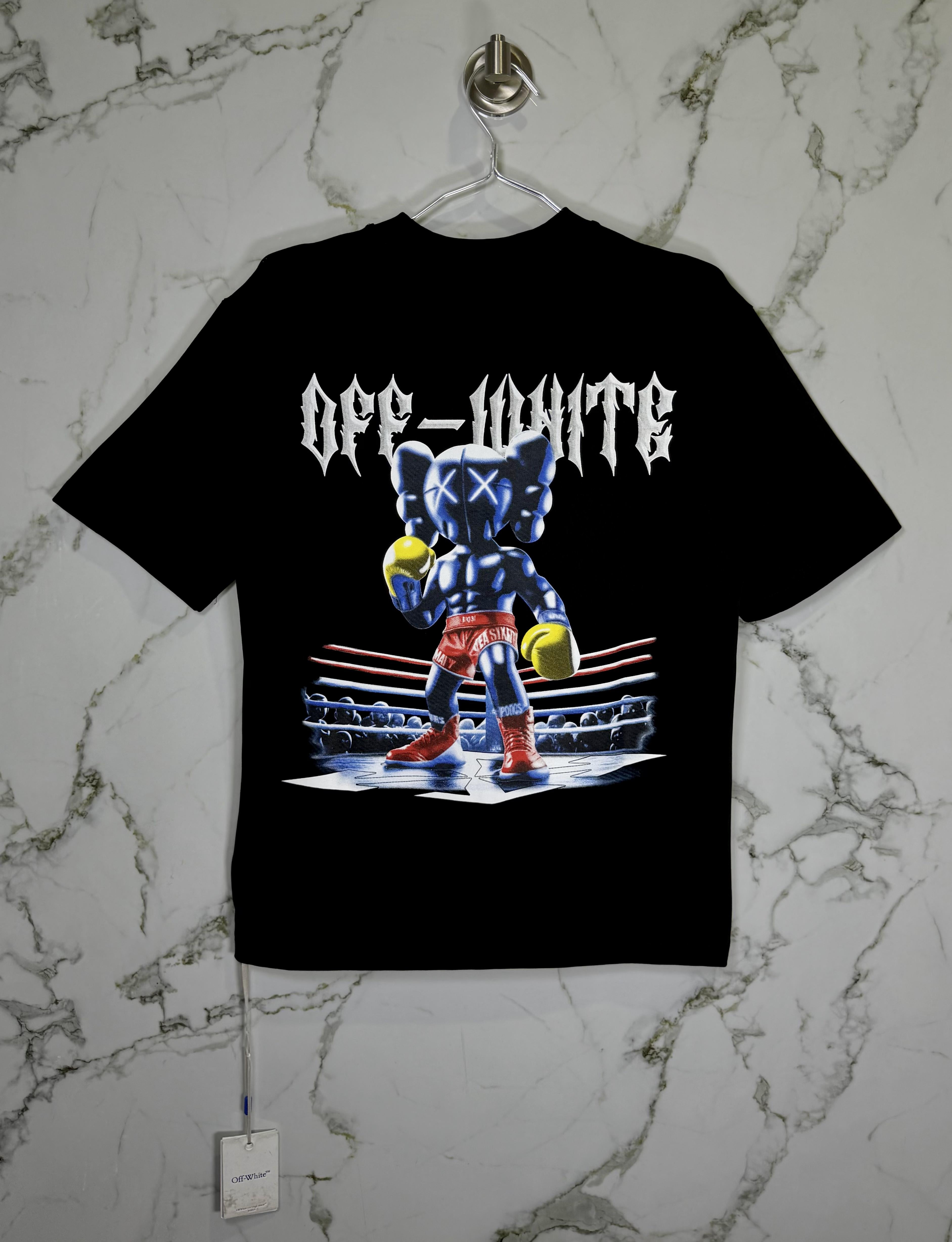 Playera 100% Algodón Off White Cuello Redondo