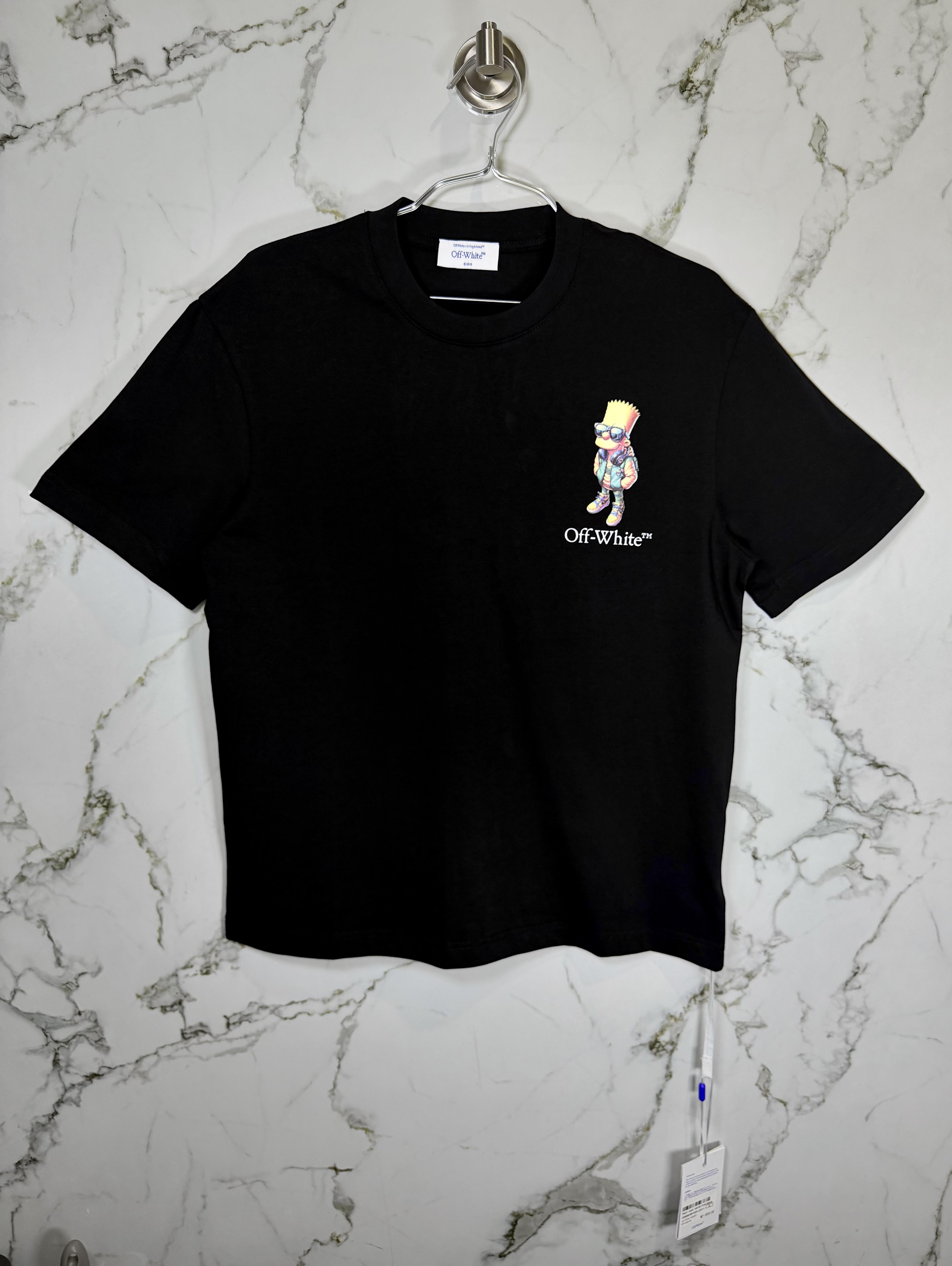 Playera 100% Algodón Off White Cuello Redondo