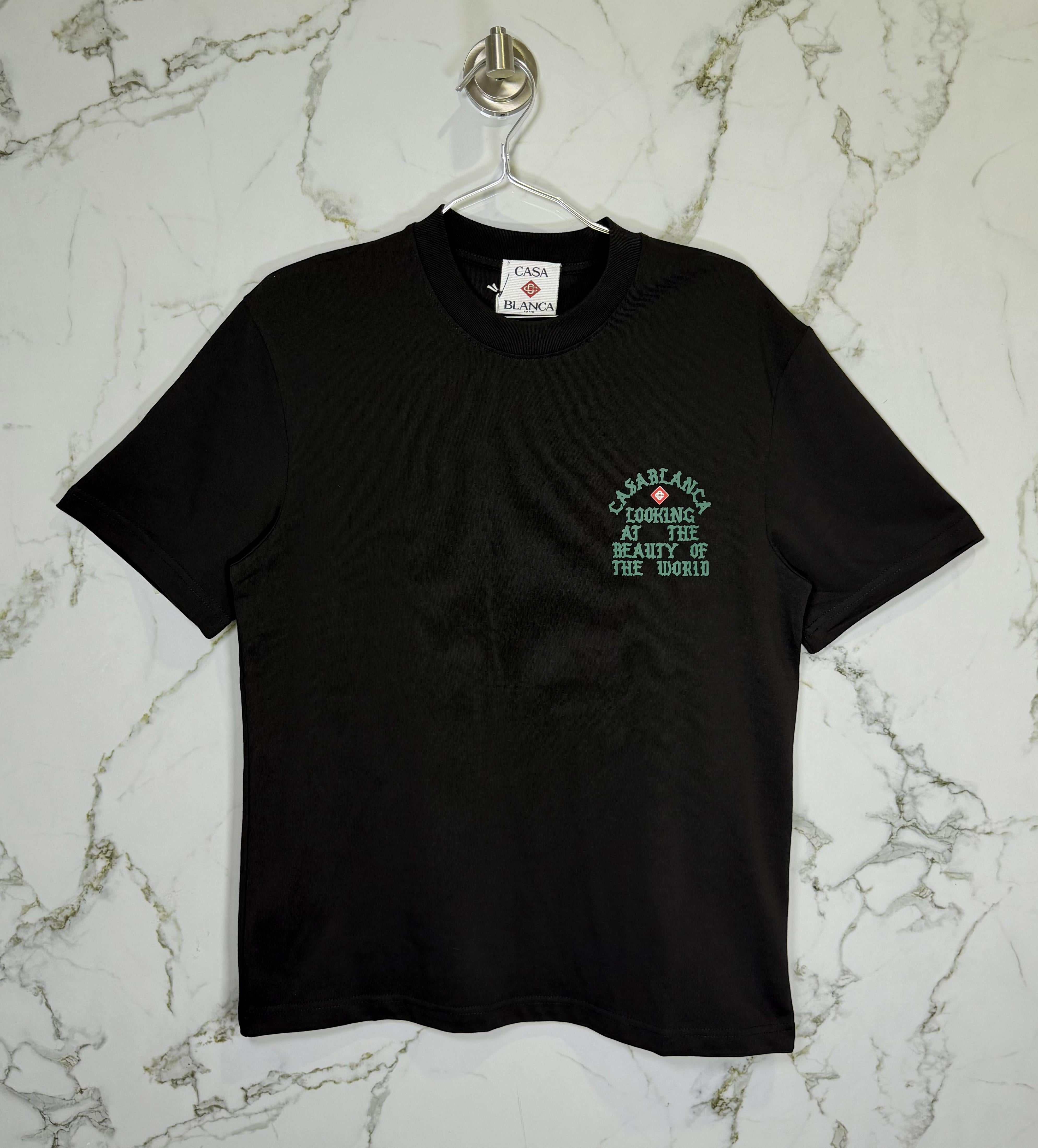 Playera 100% Algodón Casa Blanca Cuello Redondo