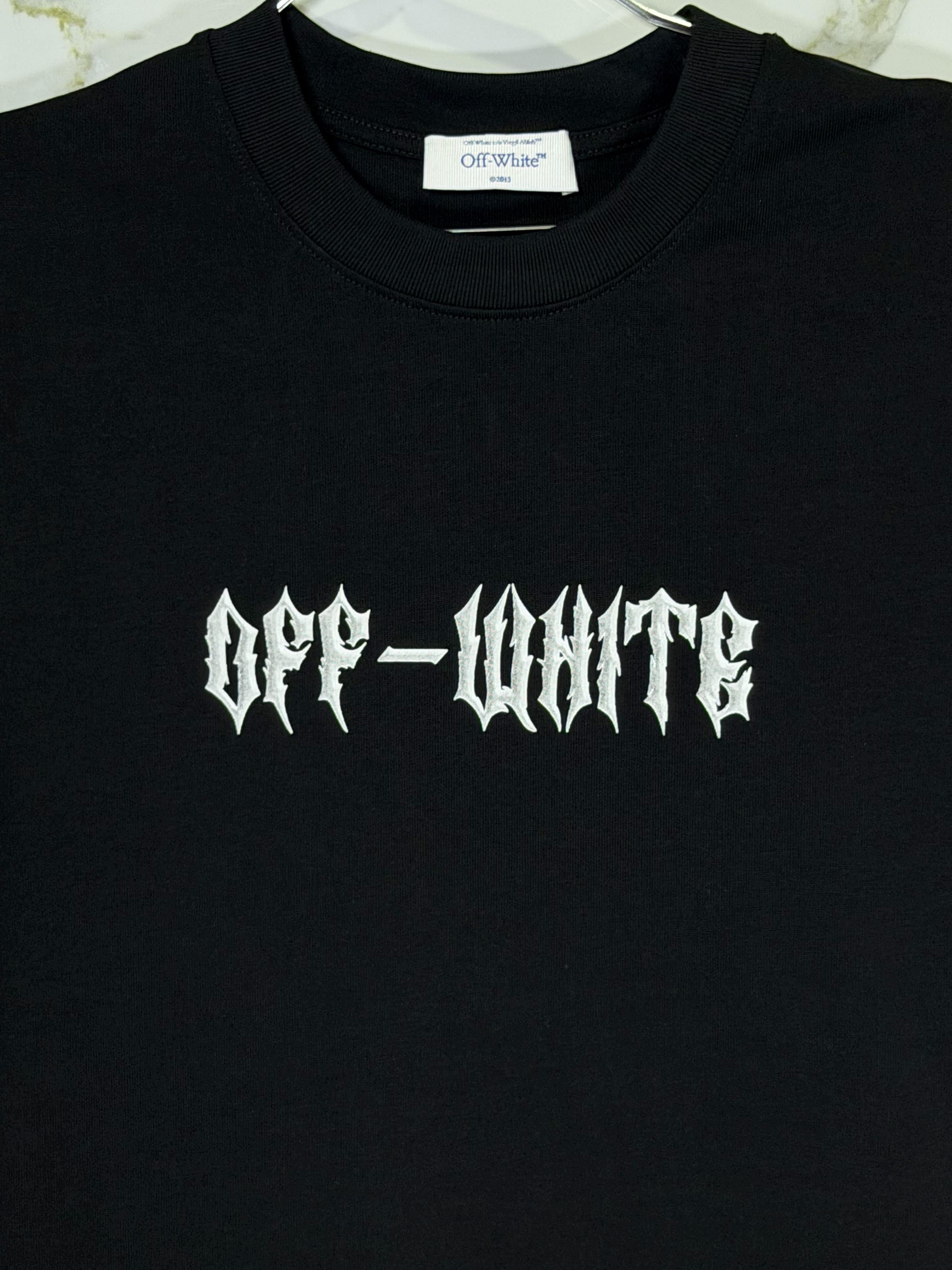 Playera 100% Algodón Off White Cuello Redondo