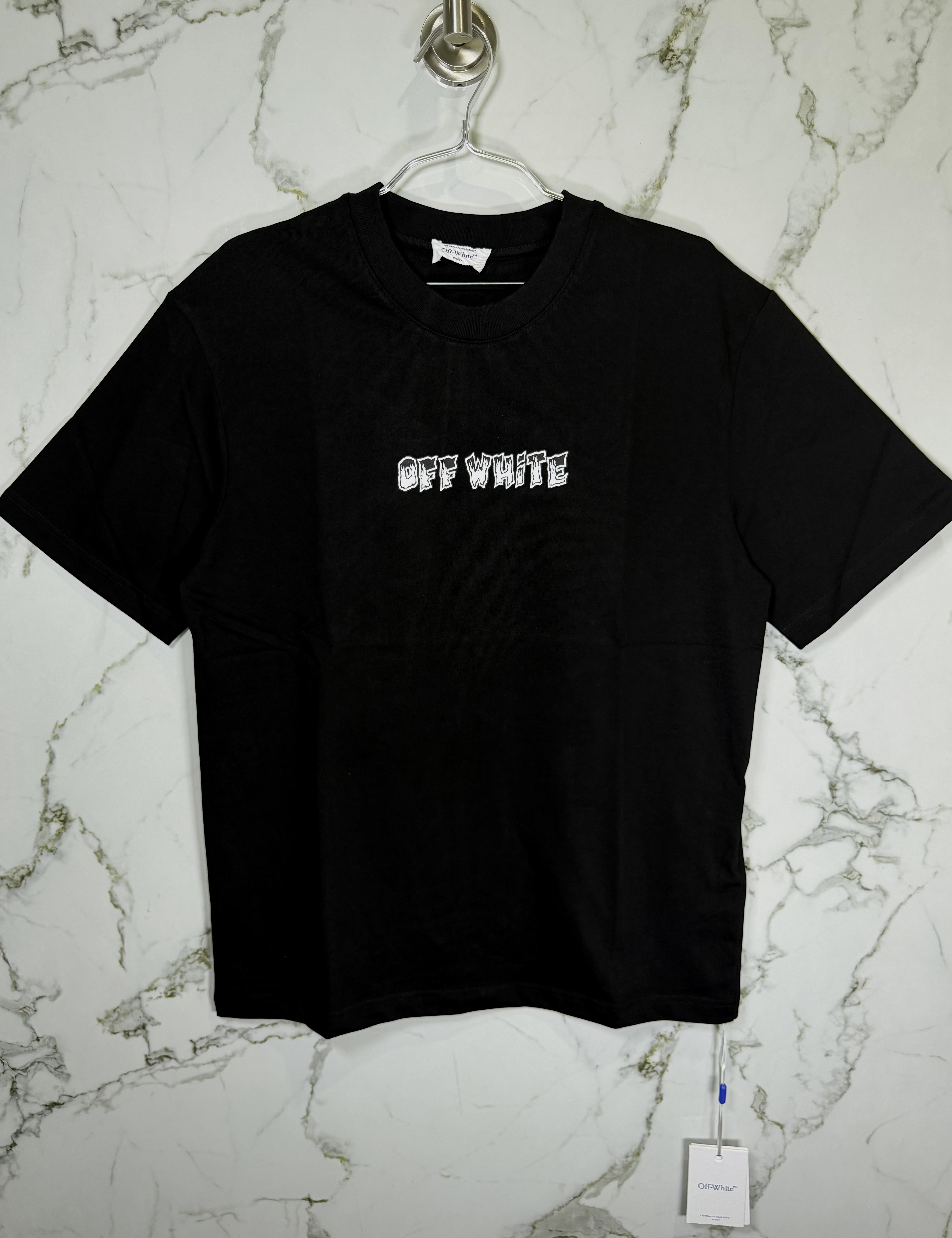 Playera 100% Algodón Off White Cuello Redondo