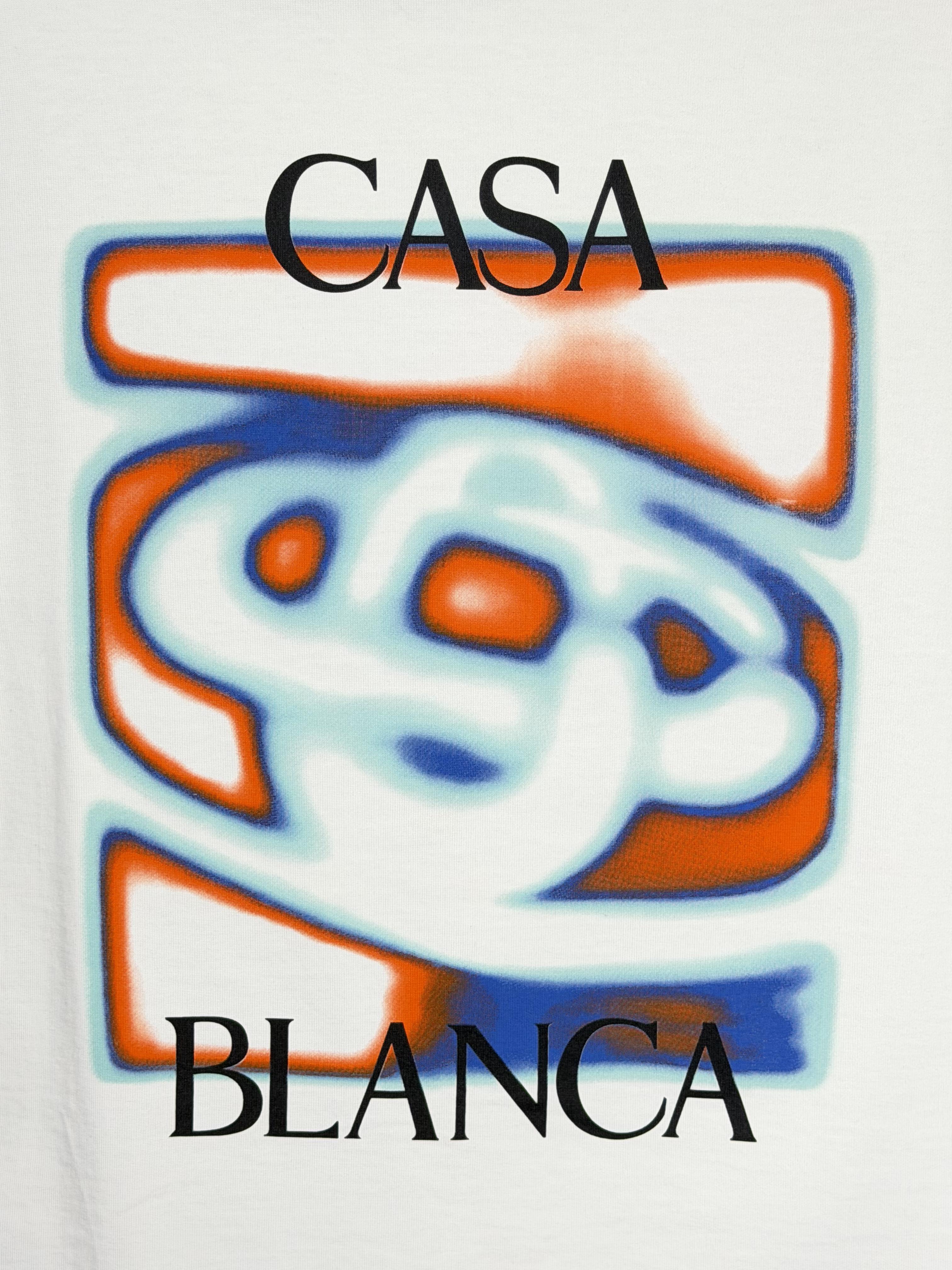 Playera 100% Algodón Casa Blanca Cuello Redondo