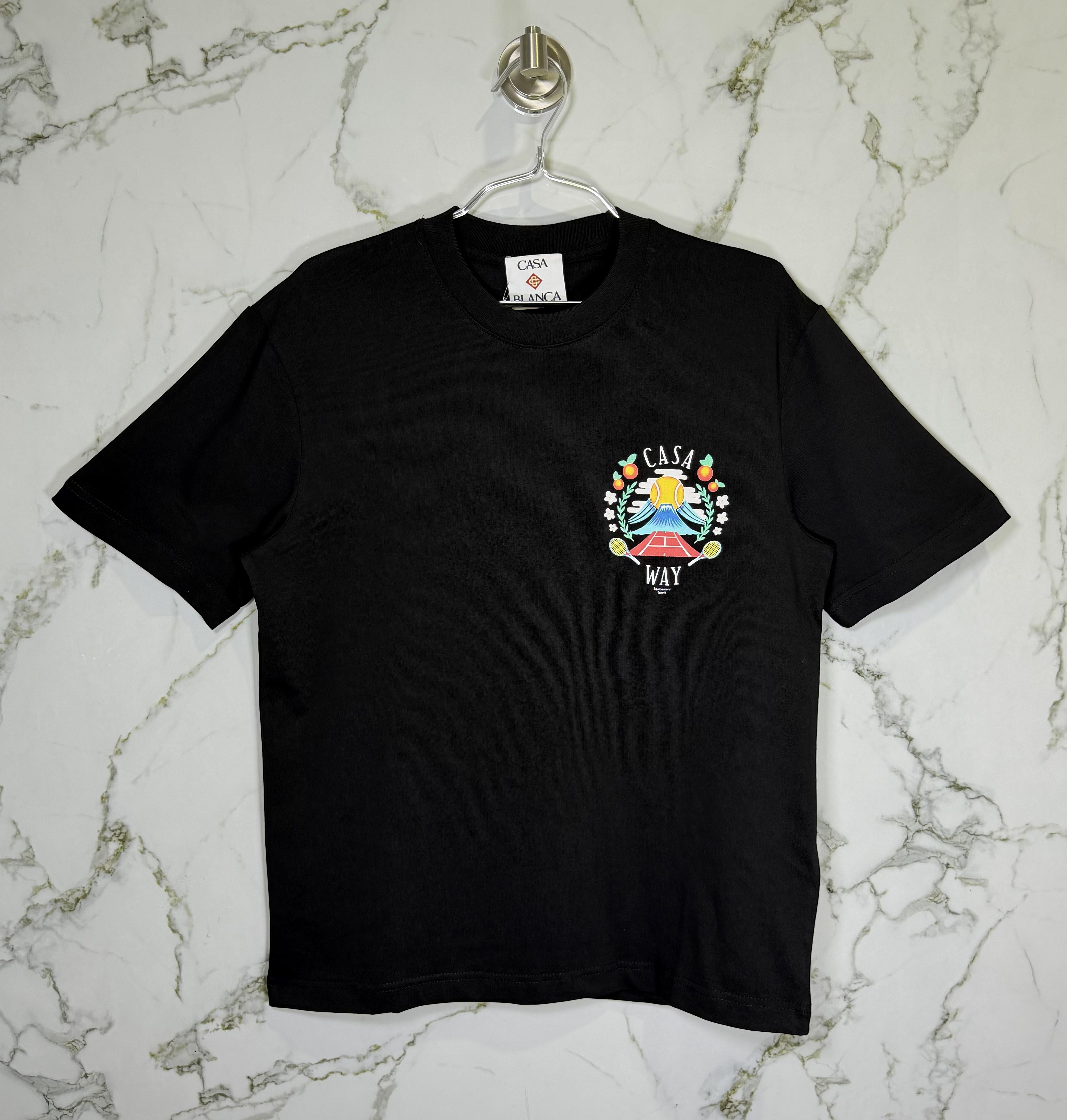 Playera 100% Algodón Casa Blanca Cuello Redondo