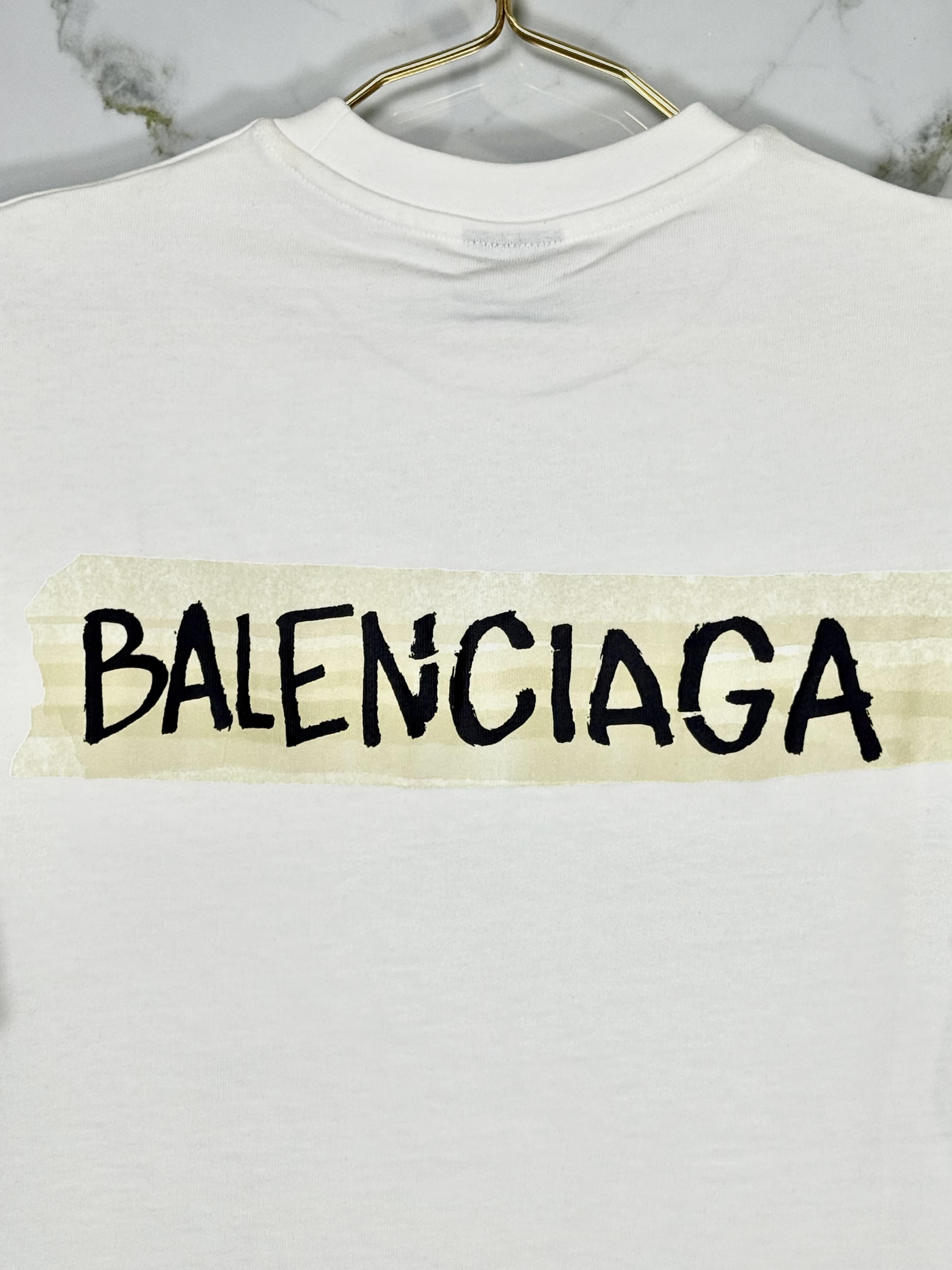 Playera Calidad Alta Balenciaga Cuello Redondo
