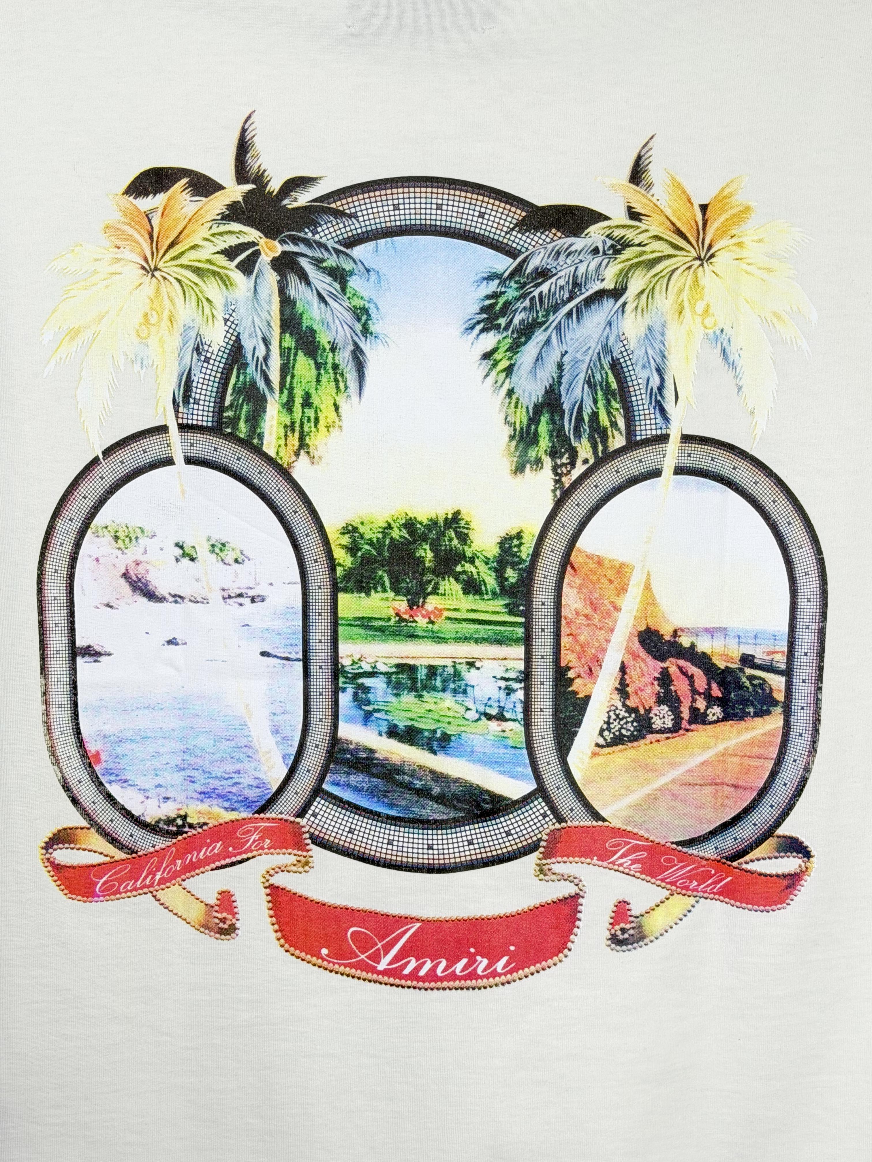 Playera 100% Algodón AMIRI Cuello Redondo