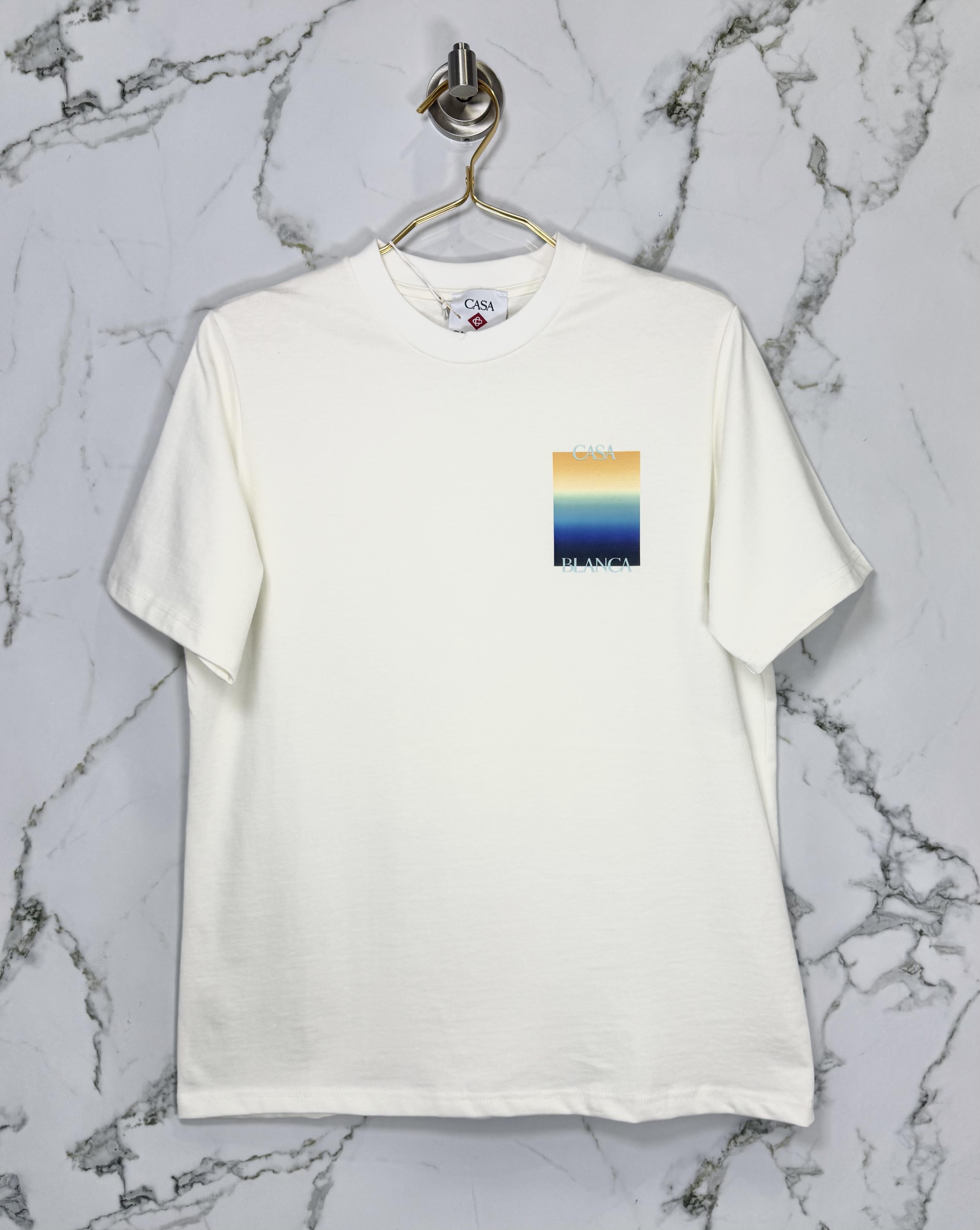 Playera Calidad Alta Casa Blanca  Cuello Redondo