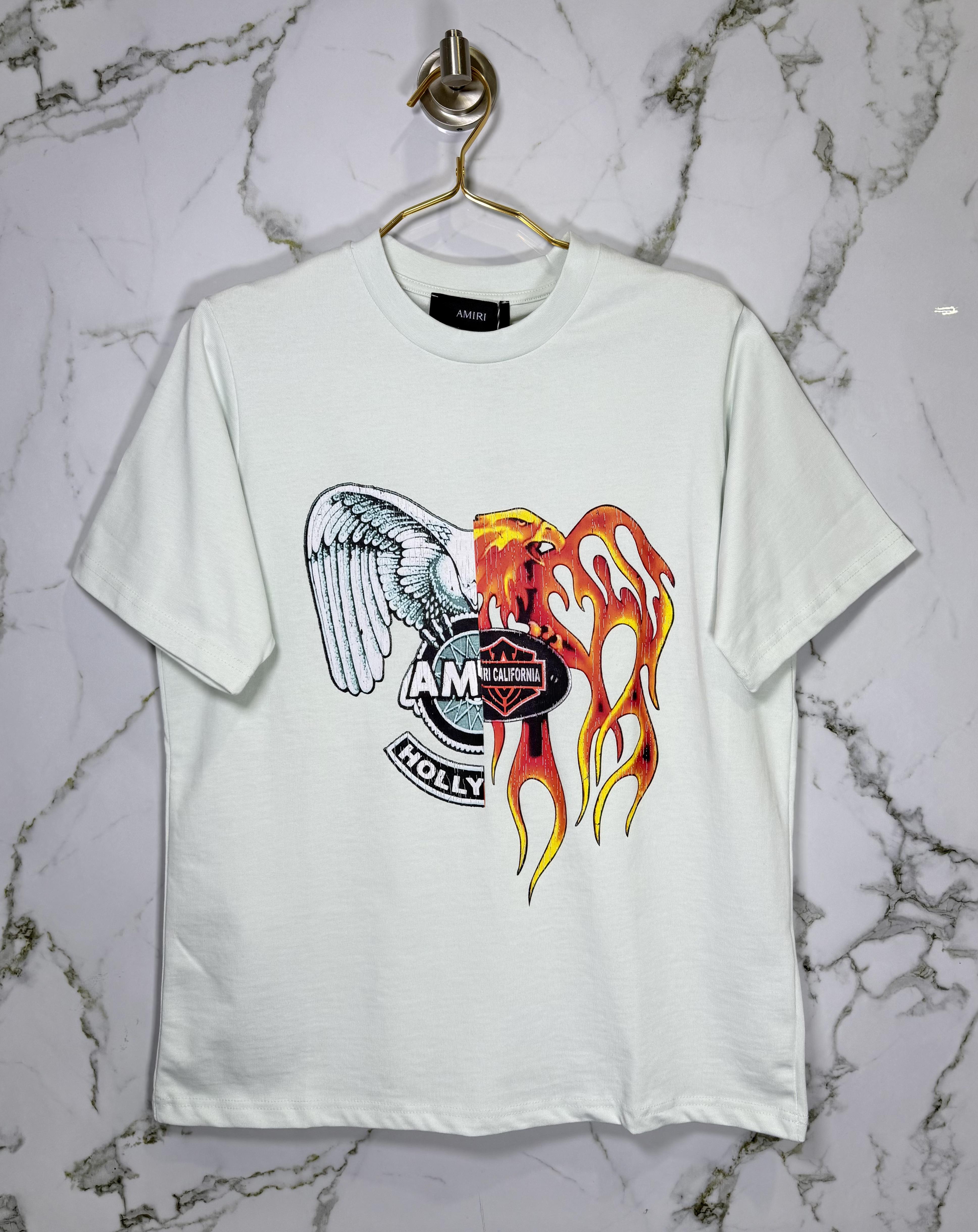 Playera Calidad Alta AMIRI Cuello Redondo