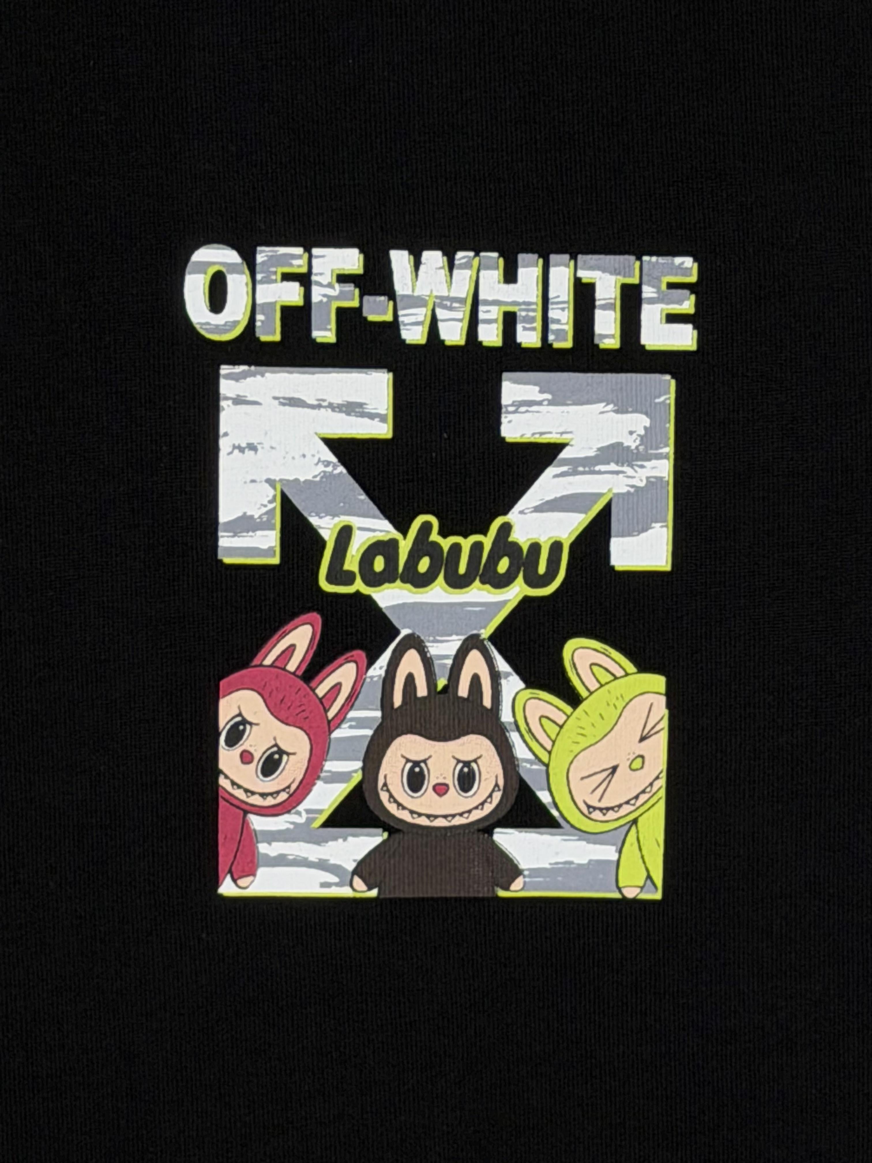 Playera 100% Algodón Off White Cuello Redondo