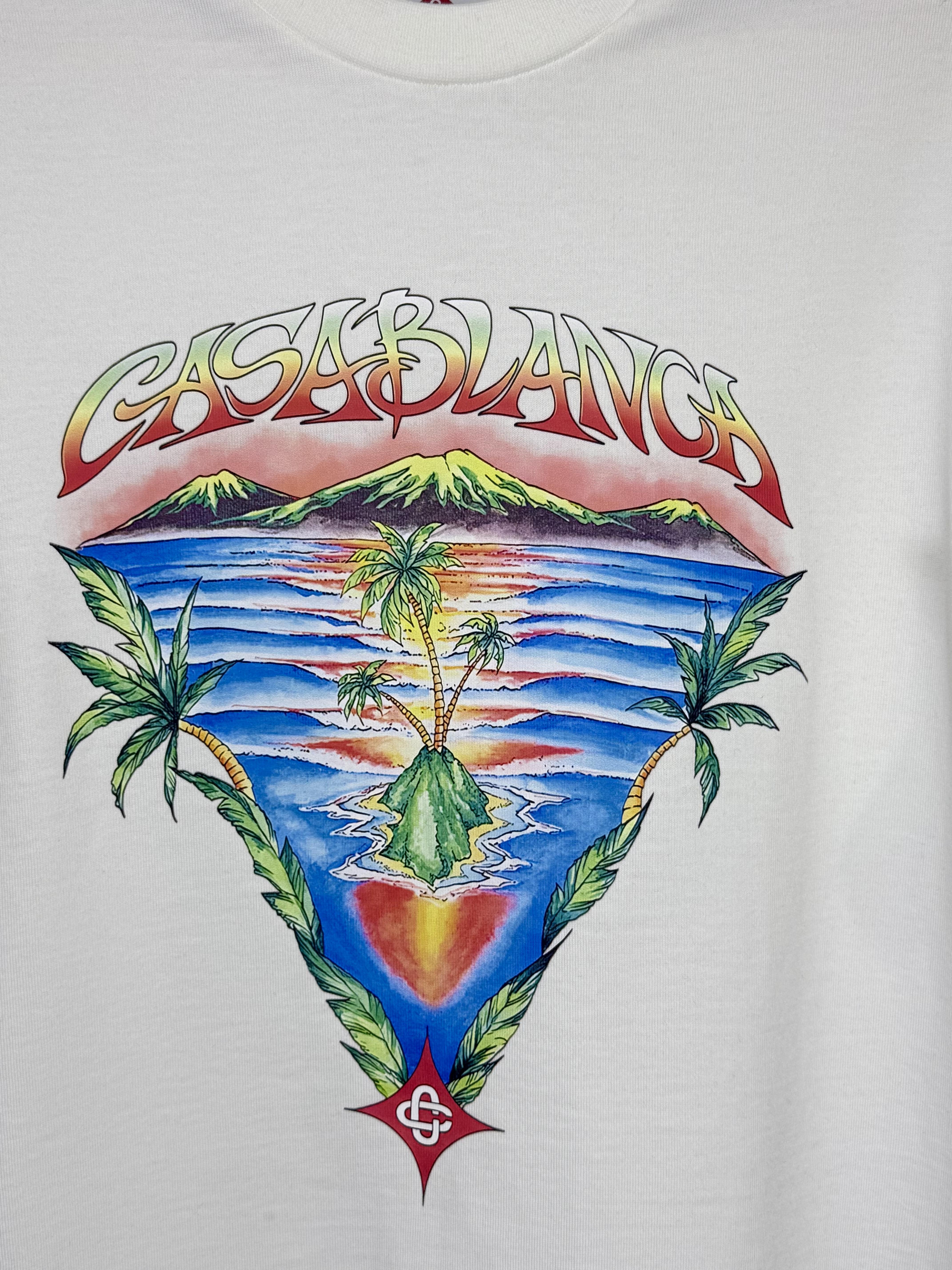 Playera Calidad Alta Casa Blanca  Cuello Redondo