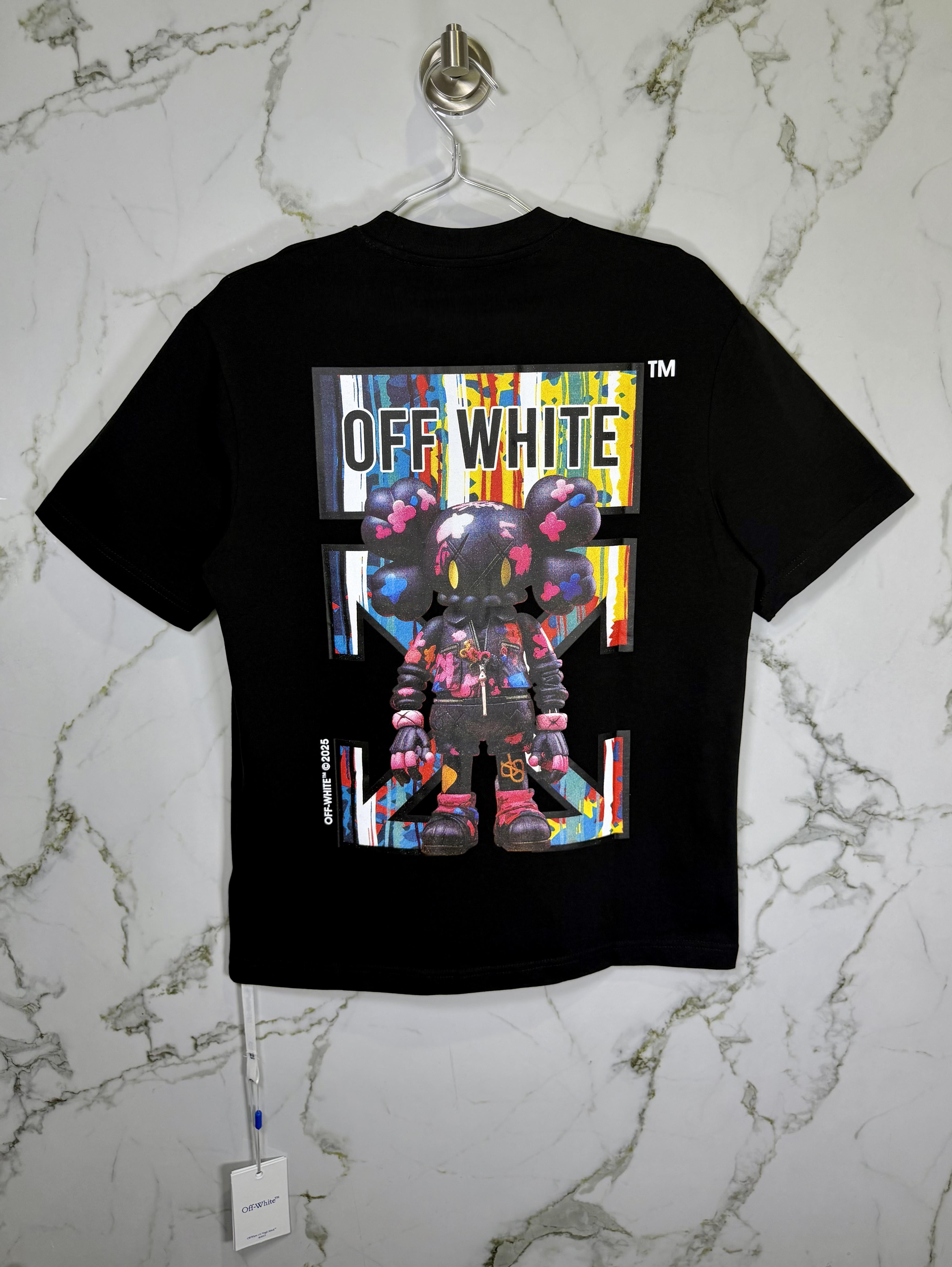 Playera 100% Algodón Off White Cuello Redondo