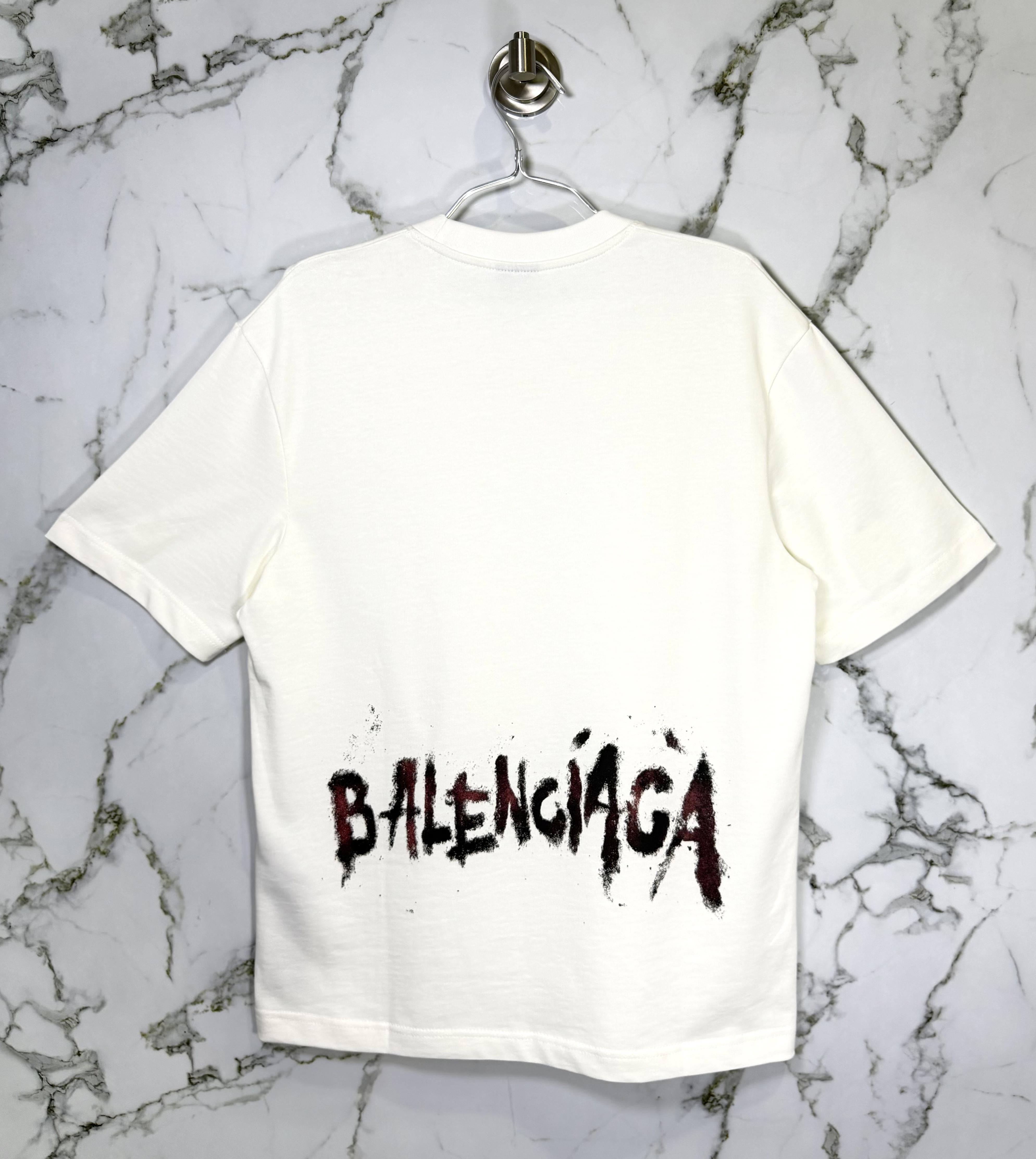 Playera 100% Algodón Balenciaga Cuello Redondo