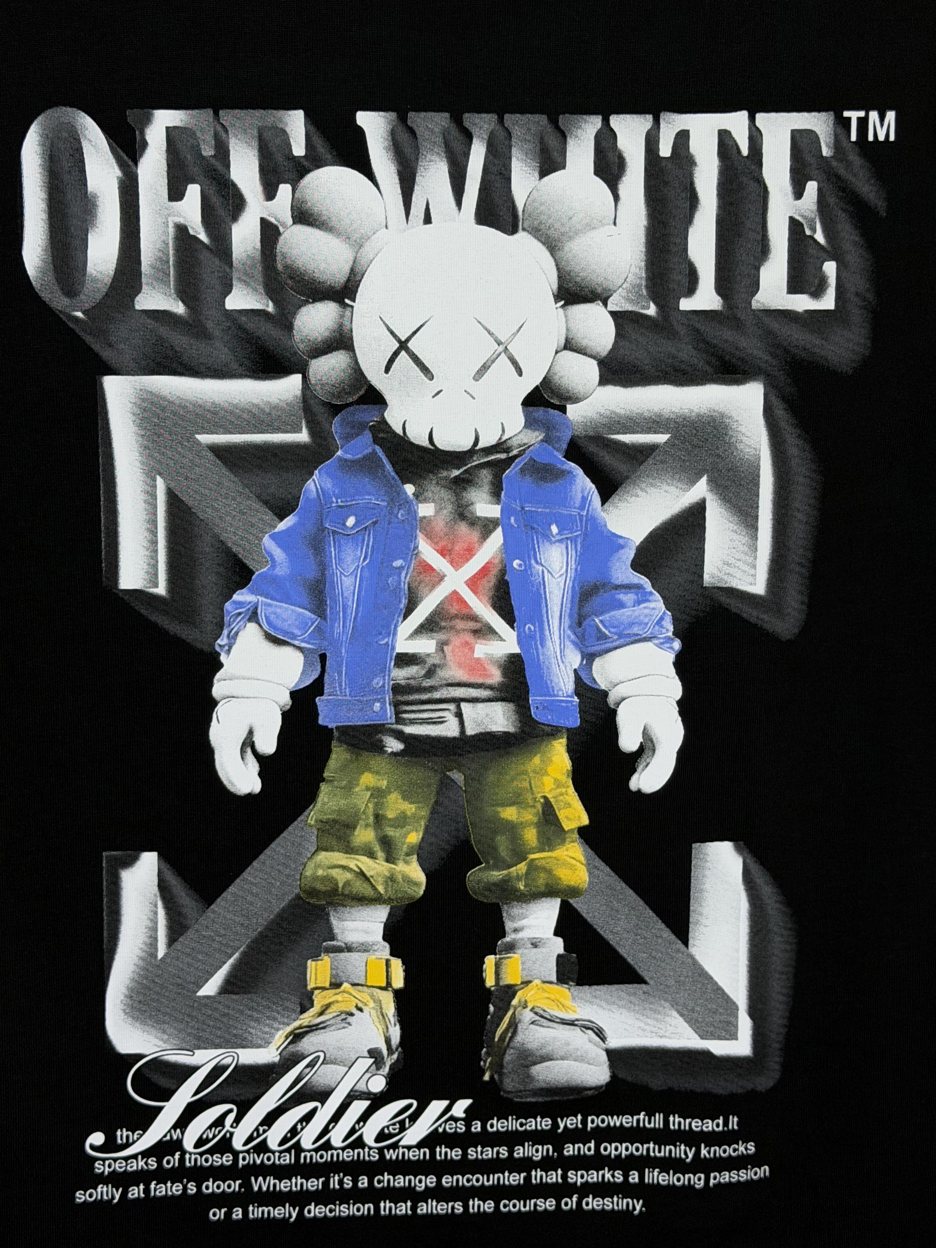 Playera 100% Algodón Off White Cuello Redondo