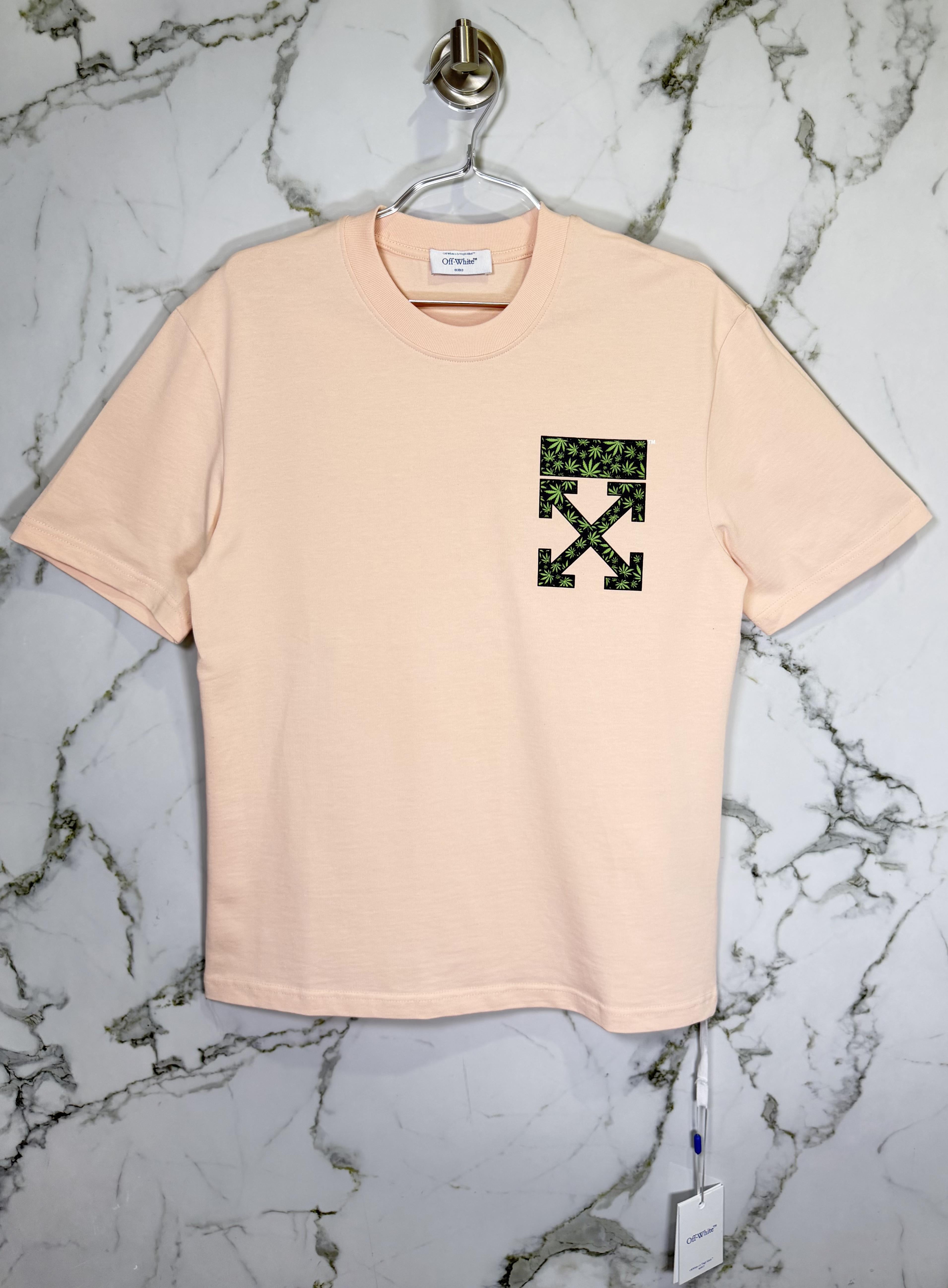 Playera 100% Algodón Off White Cuello Redondo