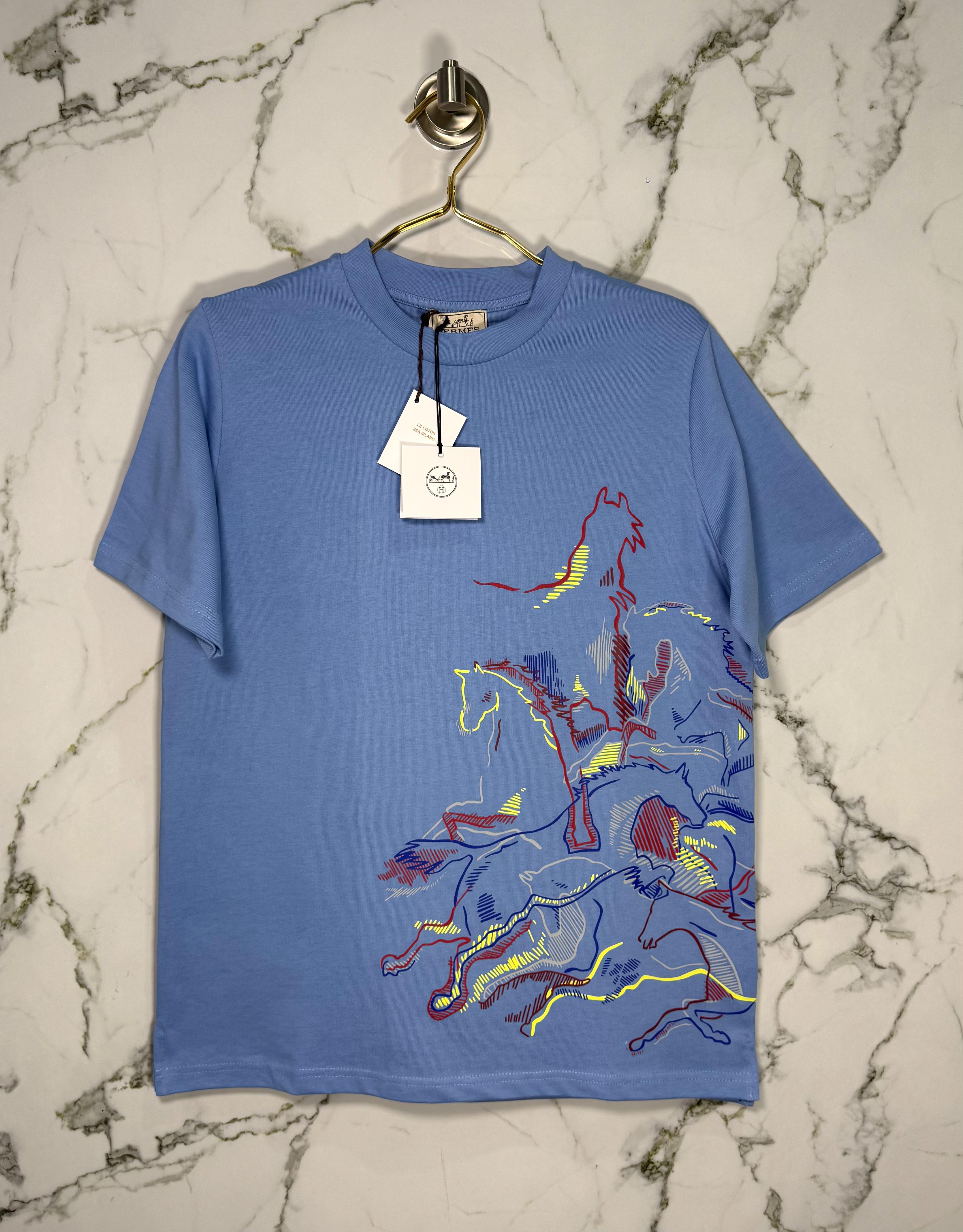 Playera Calidad Alta Hermès Cuello Redondo