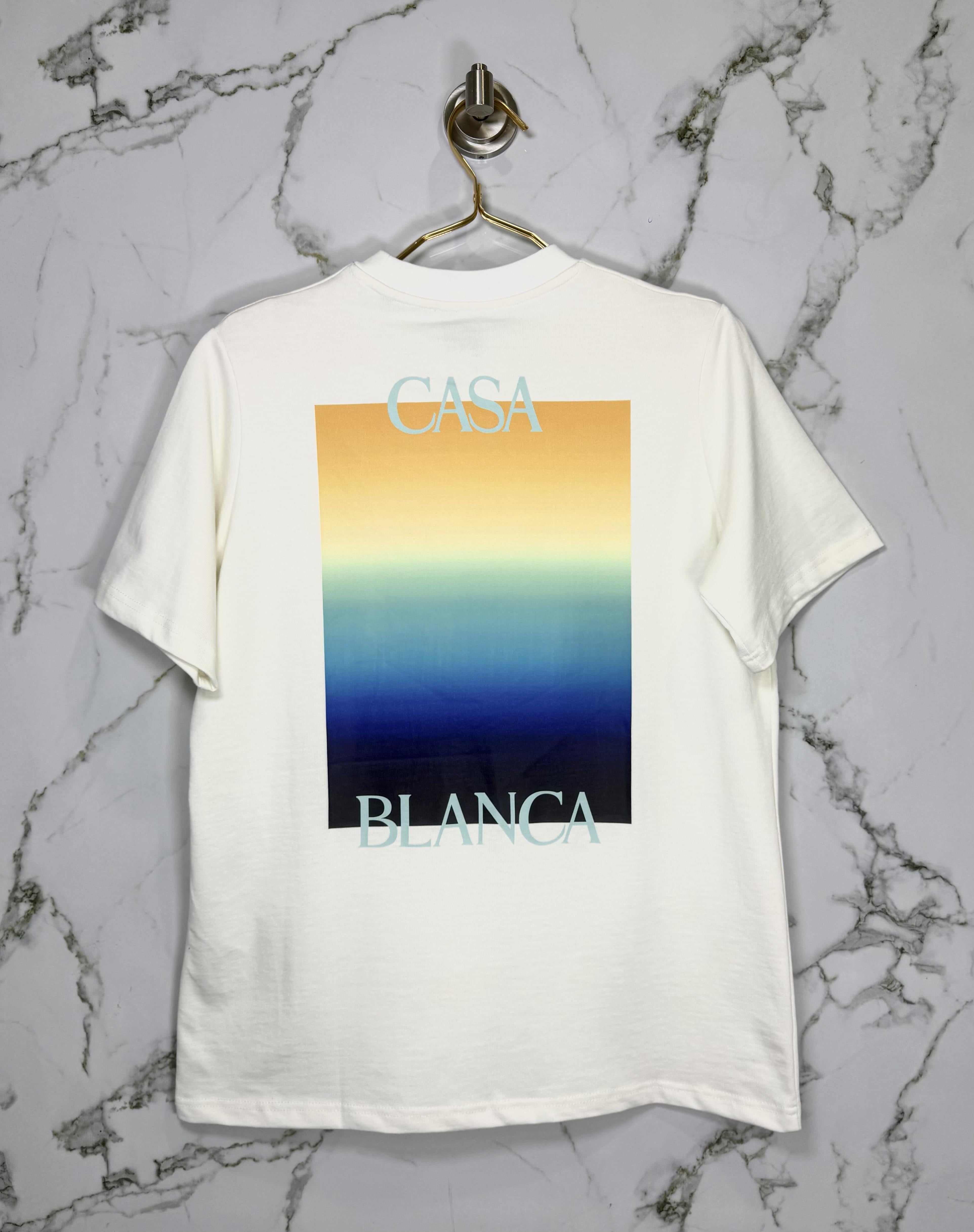 Playera Calidad Alta Casa Blanca  Cuello Redondo