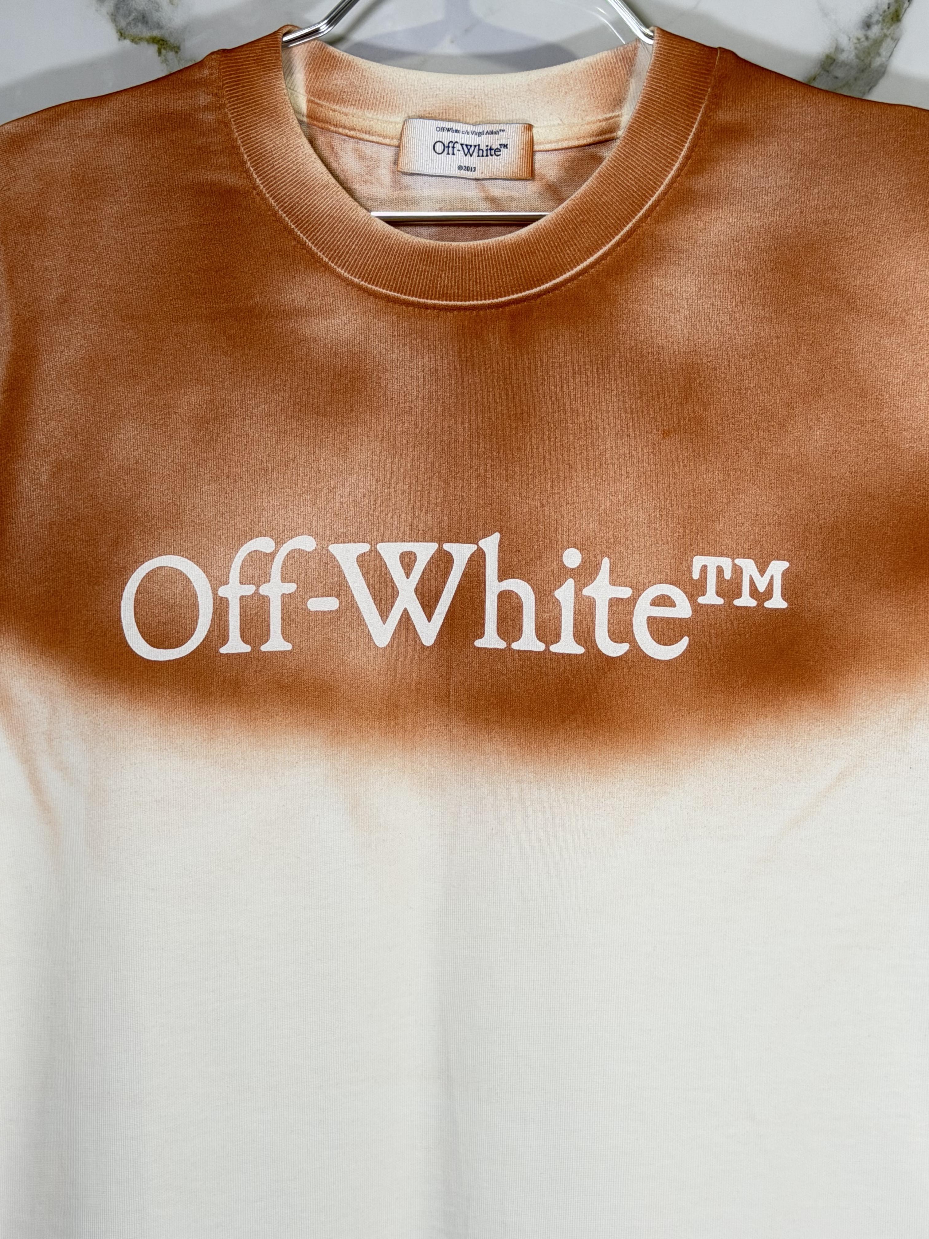 Playera 100% Algodón Off White Cuello Redondo