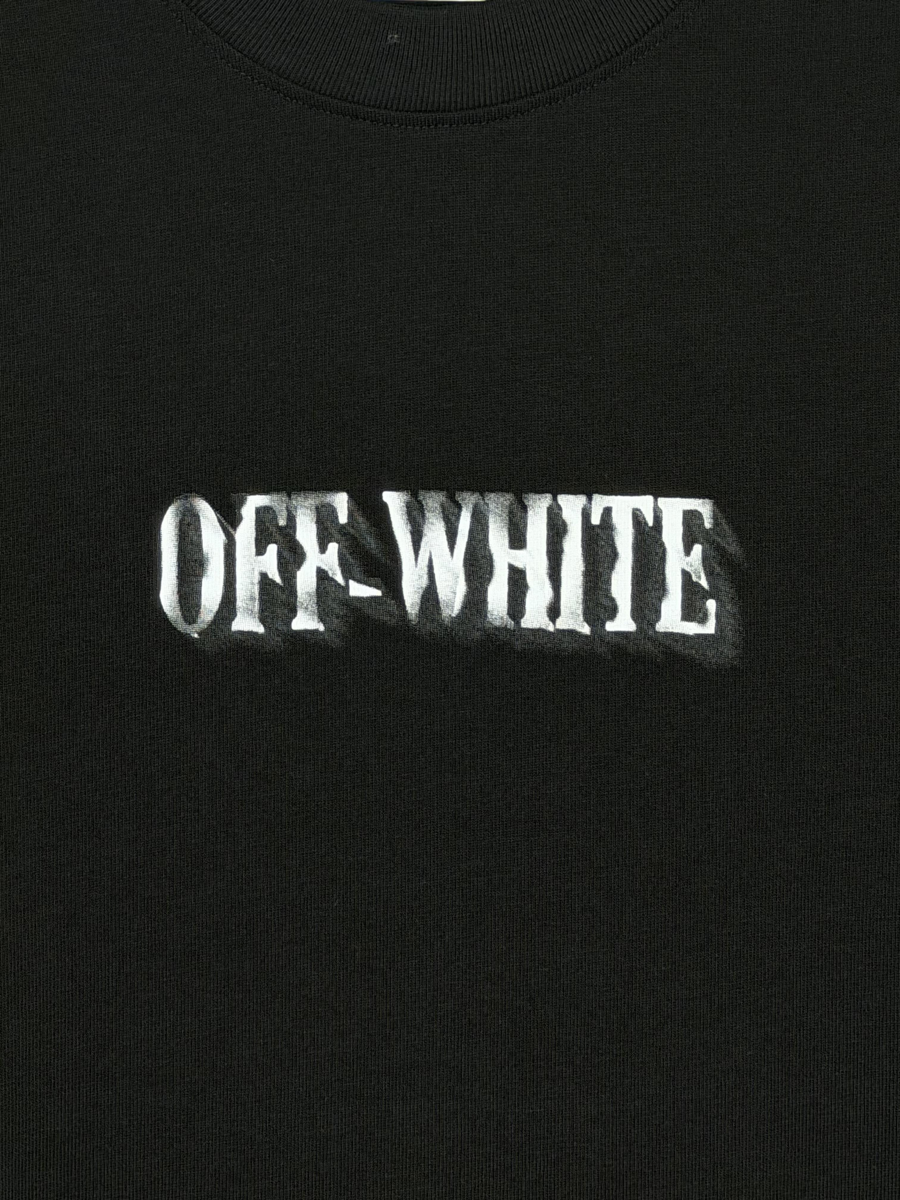 Playera 100% Algodón Off White Cuello Redondo