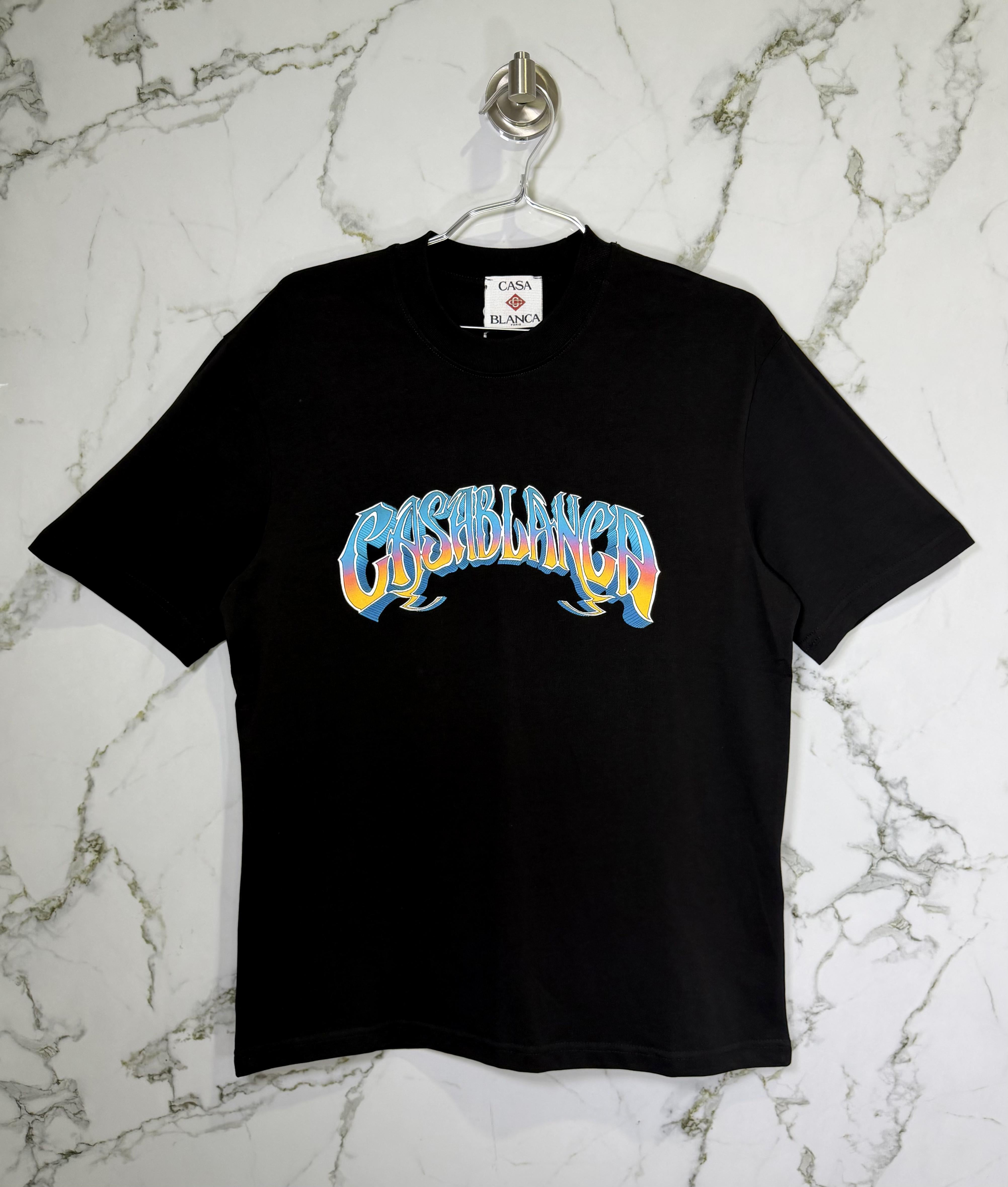 Playera 100% Algodón Casablanca Cuello Redondo