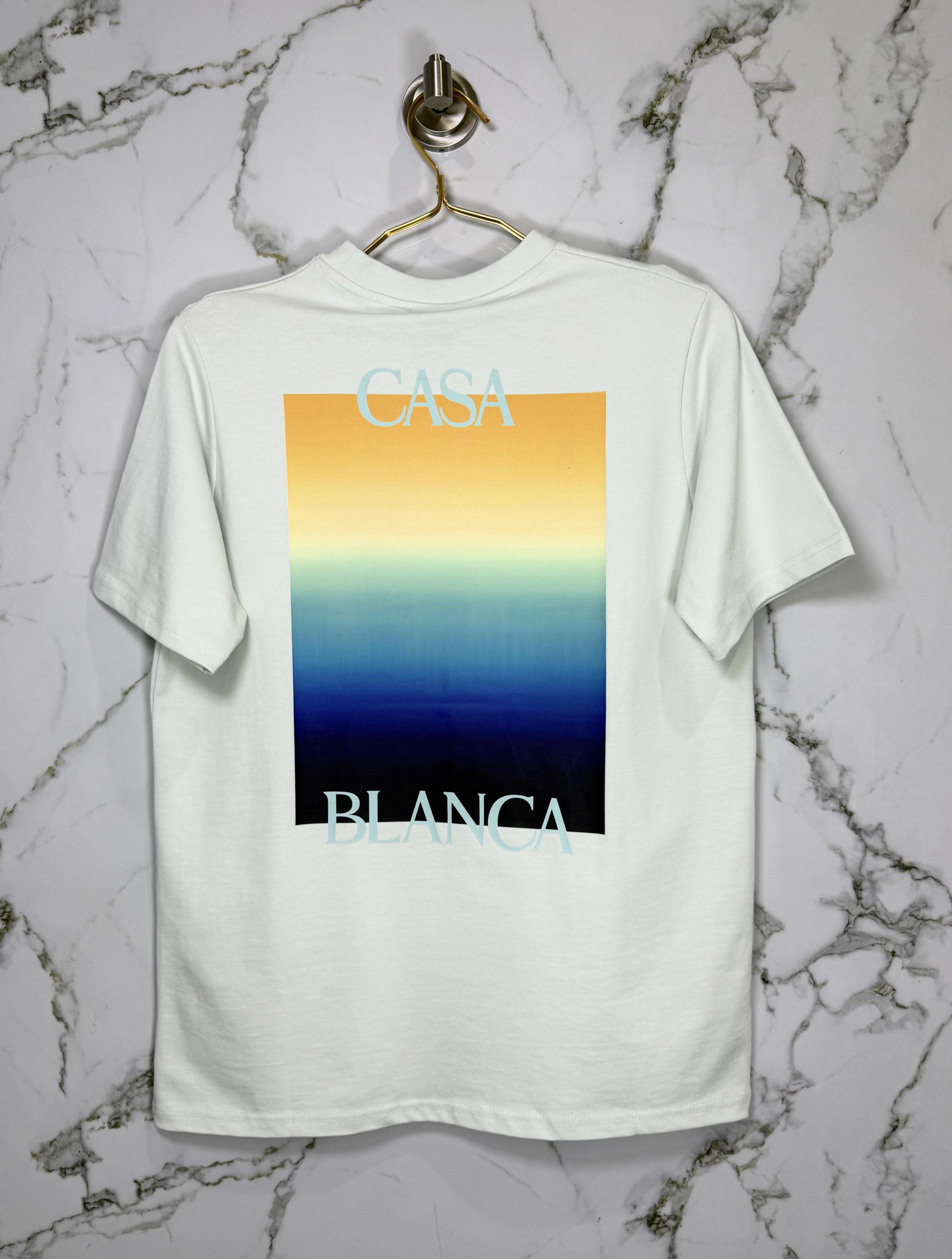 Playera Calidad Alta Casa Blanca  Cuello Redondo
