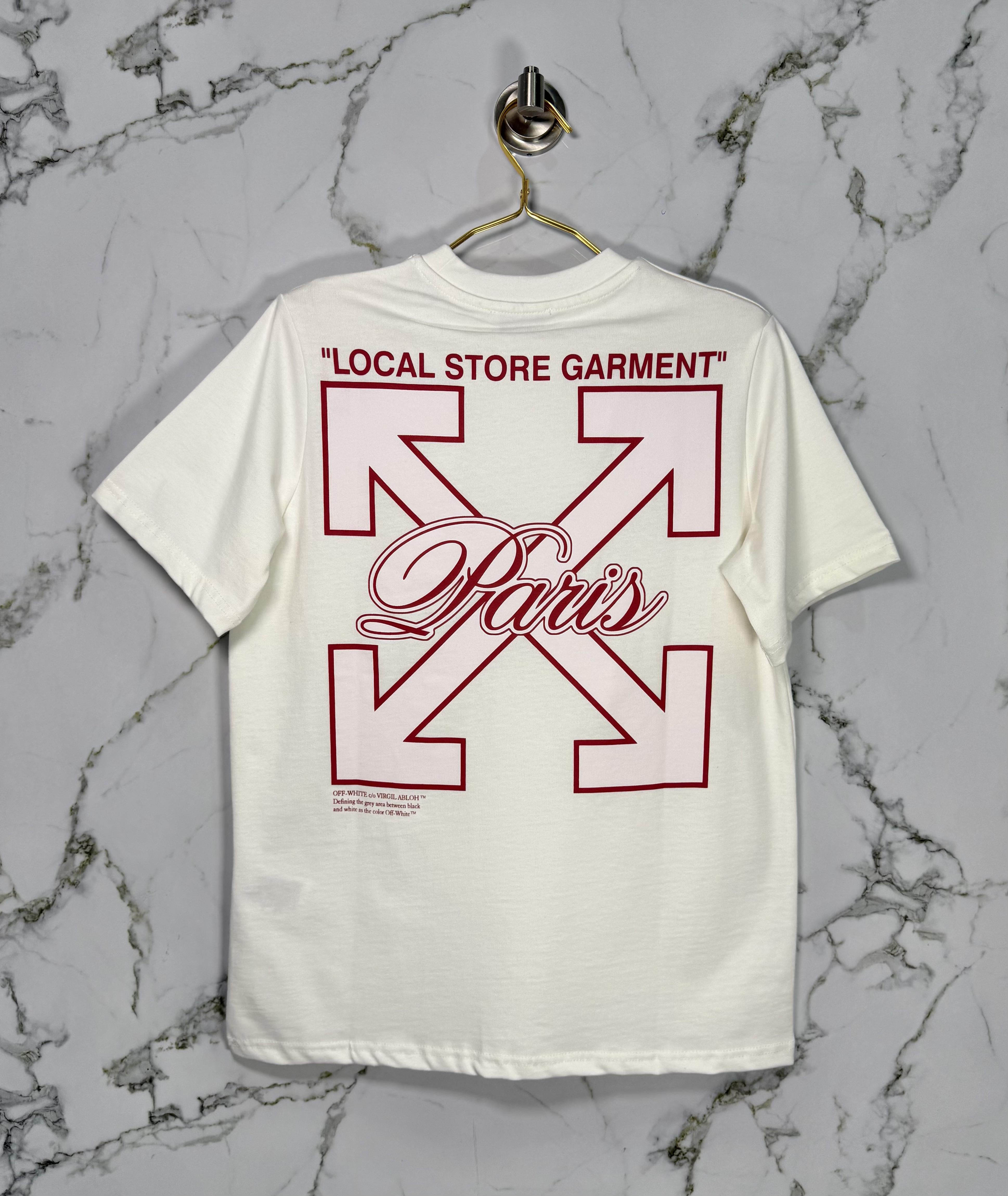 Playera Calidad Alta Off White Cuello Redondo